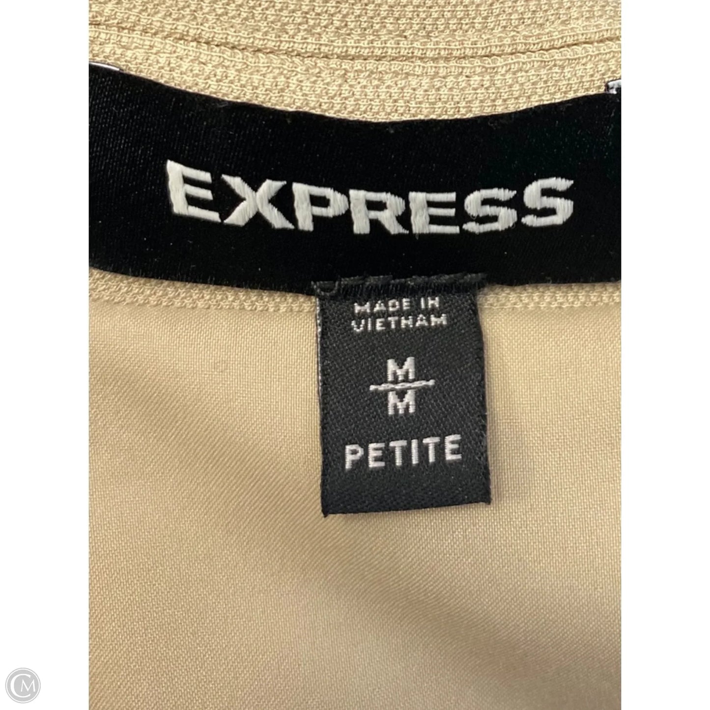 Blazer By Express In Beige, Size: M