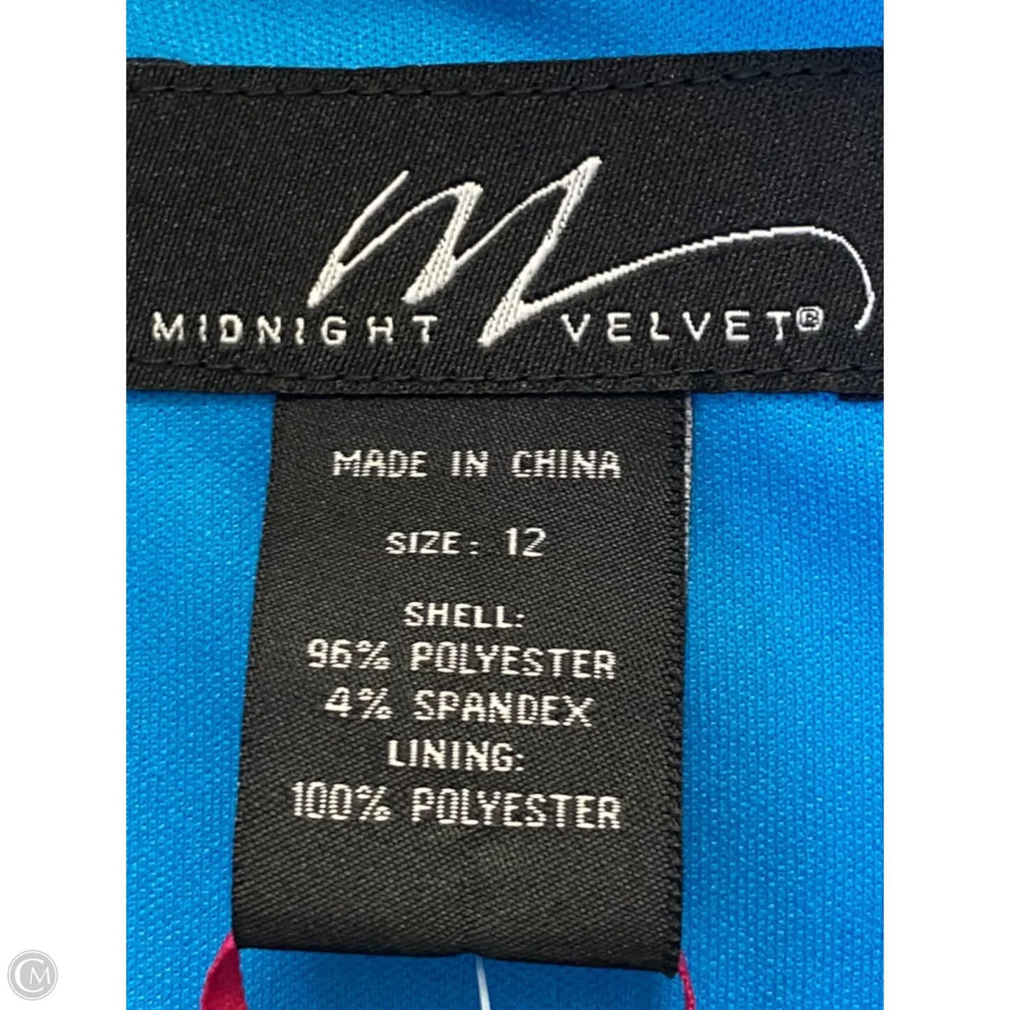 Dress Casual Midi By Clothes Mentor In Blue, Size: 12