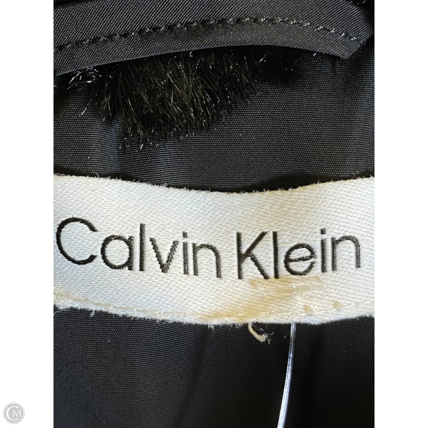 Jacket Faux Fur & Sherpa By Calvin Klein In Black, Size: 2x