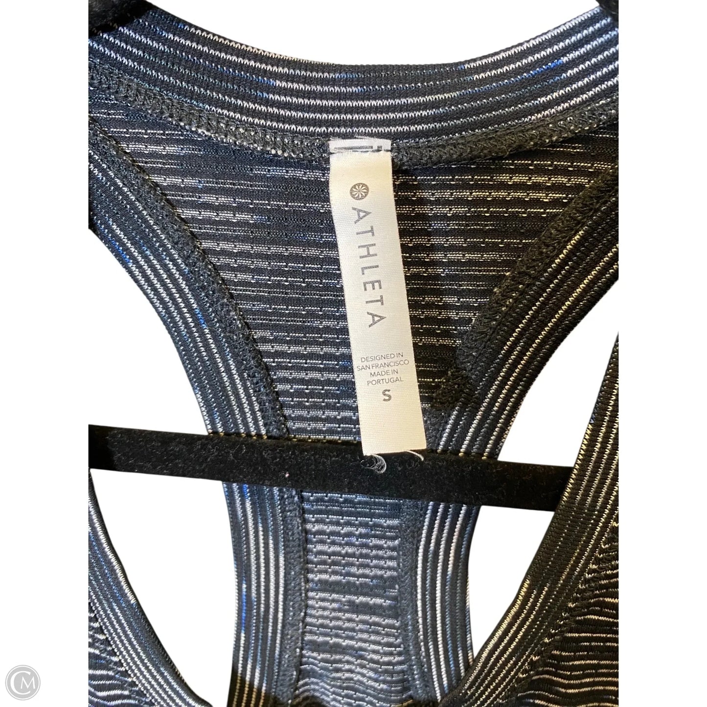 Athletic Tank Top By Athleta In Striped Pattern, Size: S