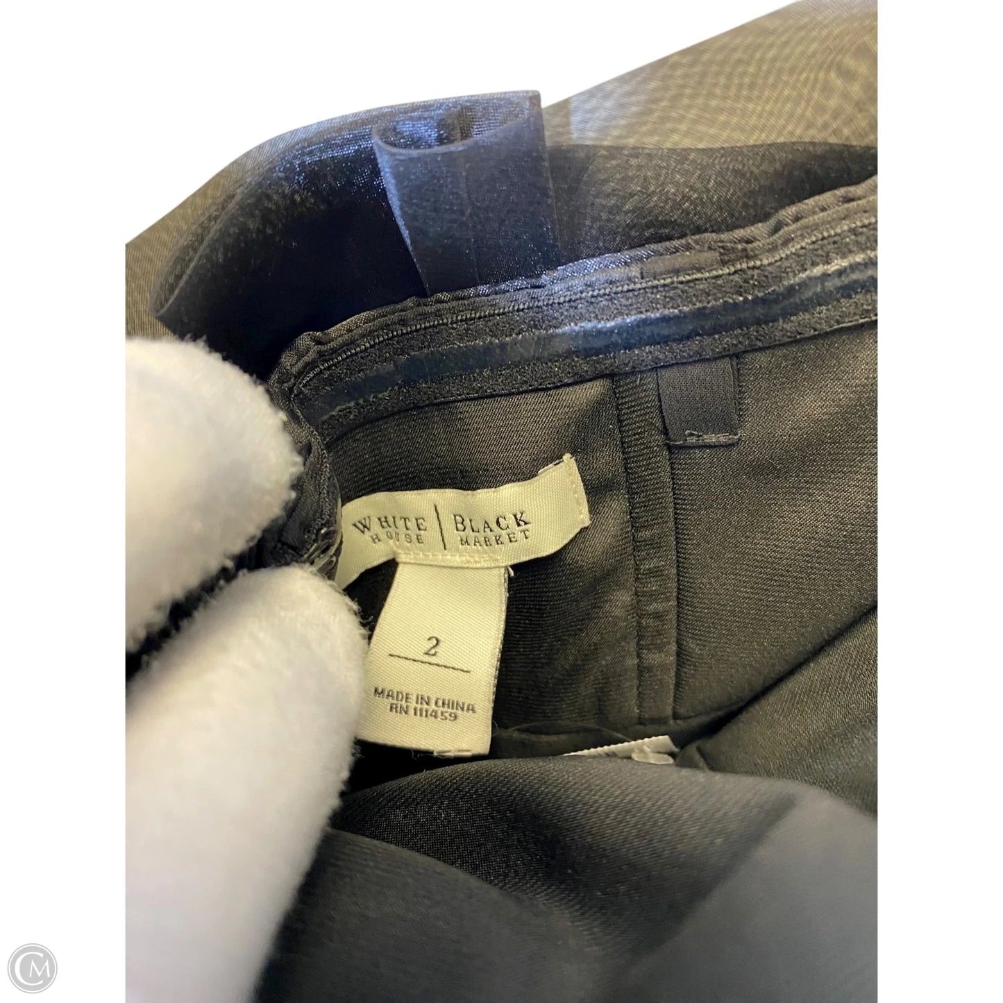 Dress Casual Midi By White House Black Market In Black, Size: Xs