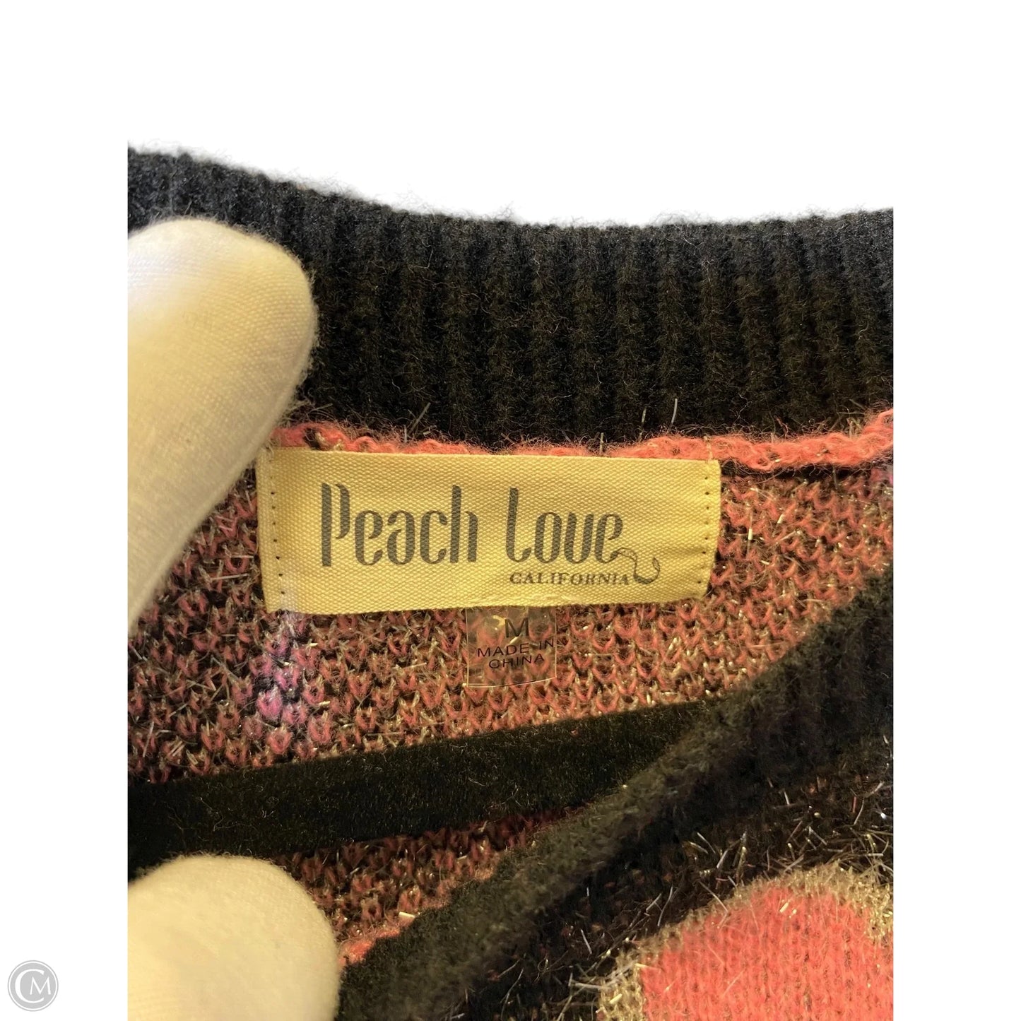 Sweater By Peach Love California In Multi-colored, Size: M