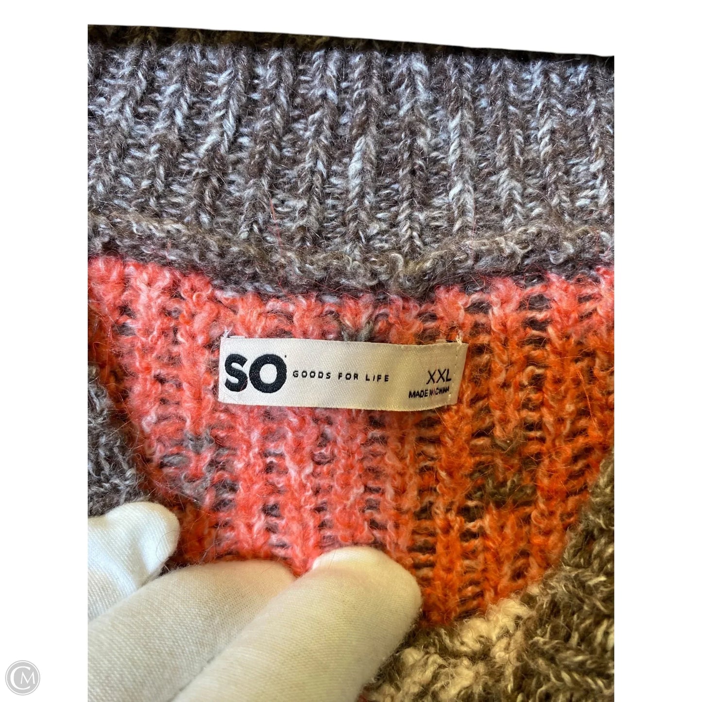 Sweater By So In Multi-colored, Size: Xxl