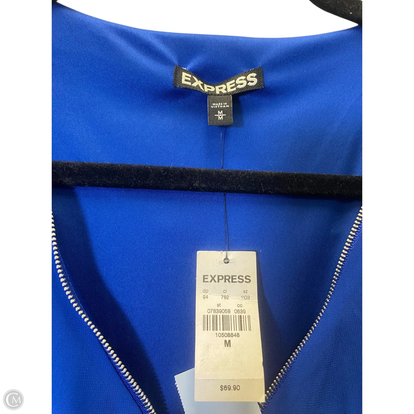 Romper By Express In Blue, Size: M