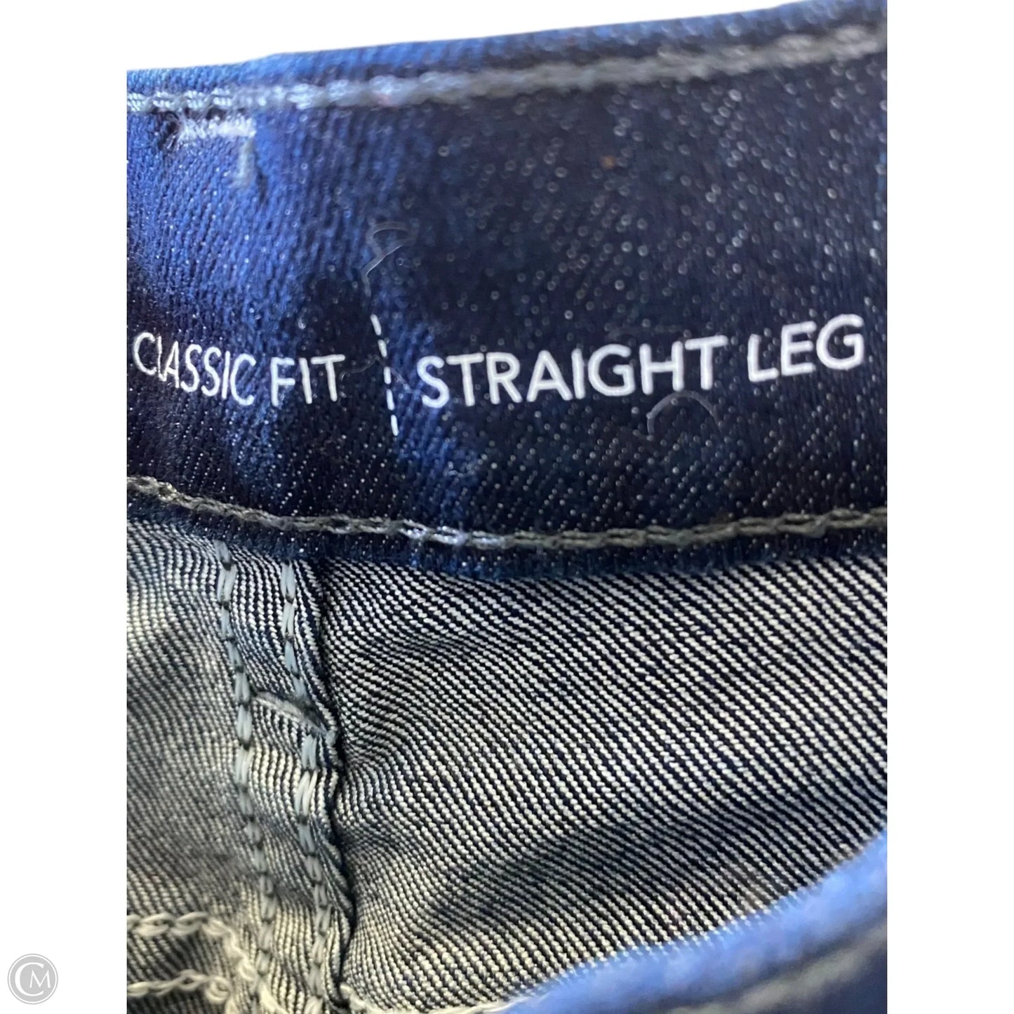 Jeans Straight By Lee In Blue Denim, Size: 6