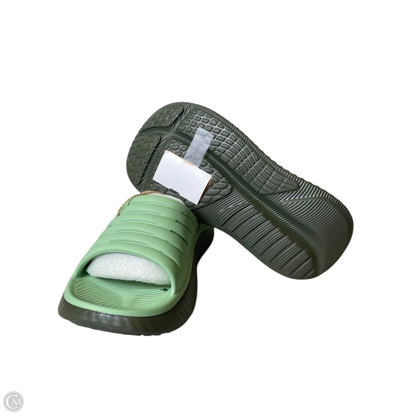 Sandals Flats By Clothes Mentor In Green, Size: 8