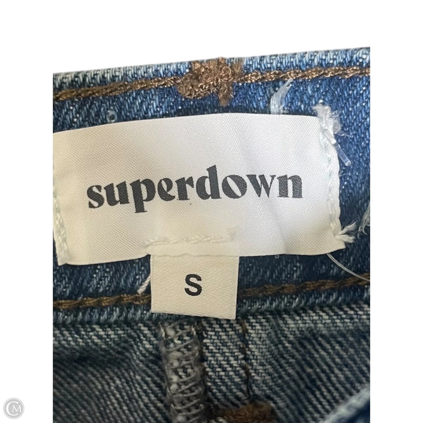 Skirt Midi By Superdown In Blue Denim, Size: S