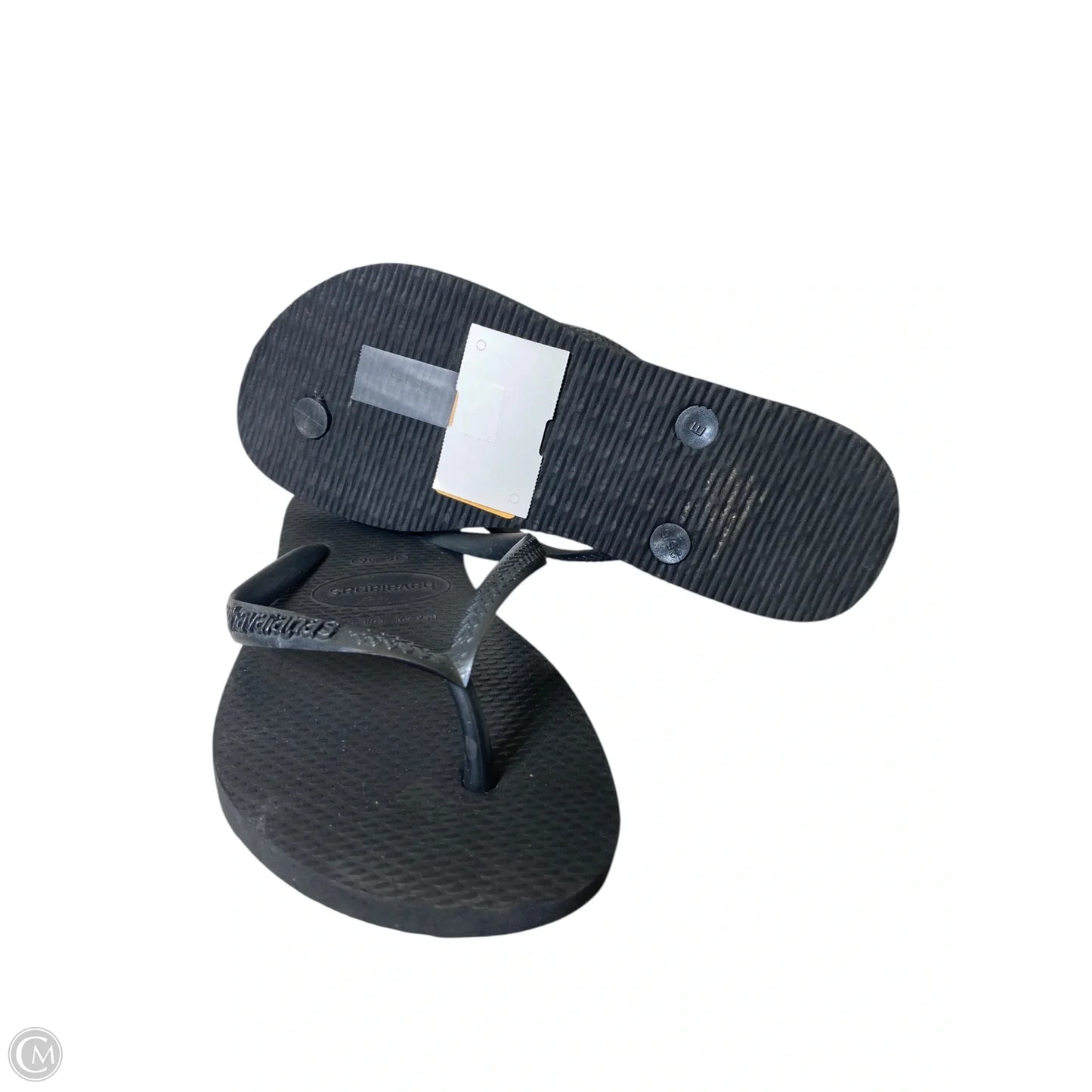 Sandals Flip Flops By Havaianas In Black, Size: 6