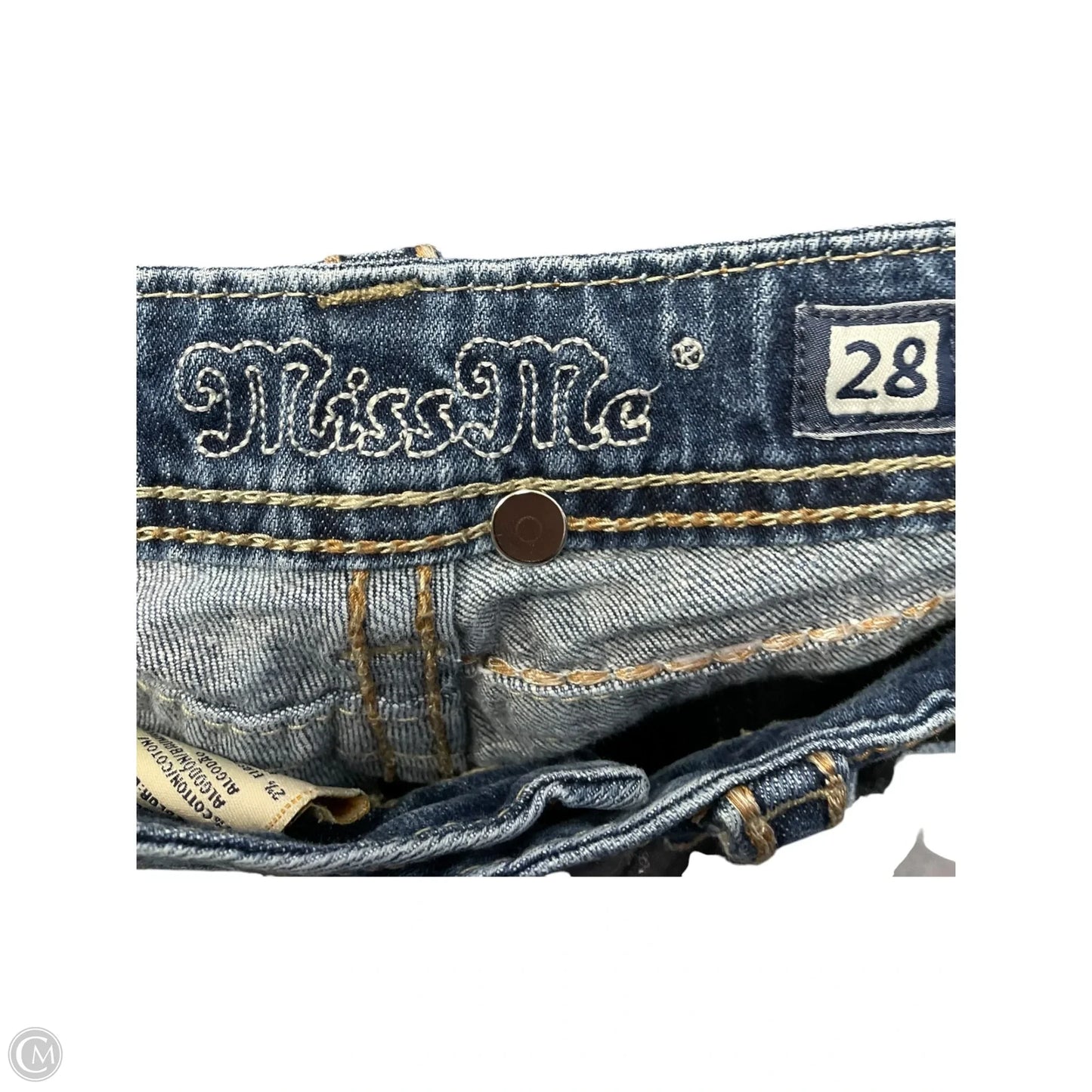 Jeans Boot Cut By Miss Me In Blue Denim, Size: 6