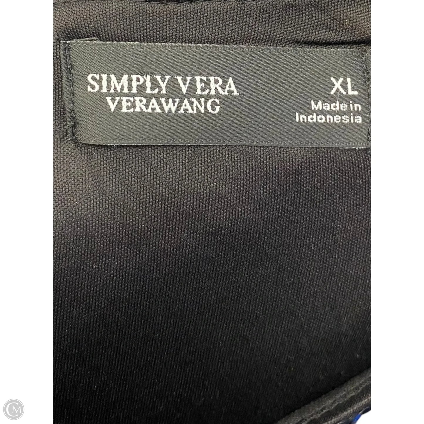 Dress Party Midi By Simply Vera In Black, Size: Xl