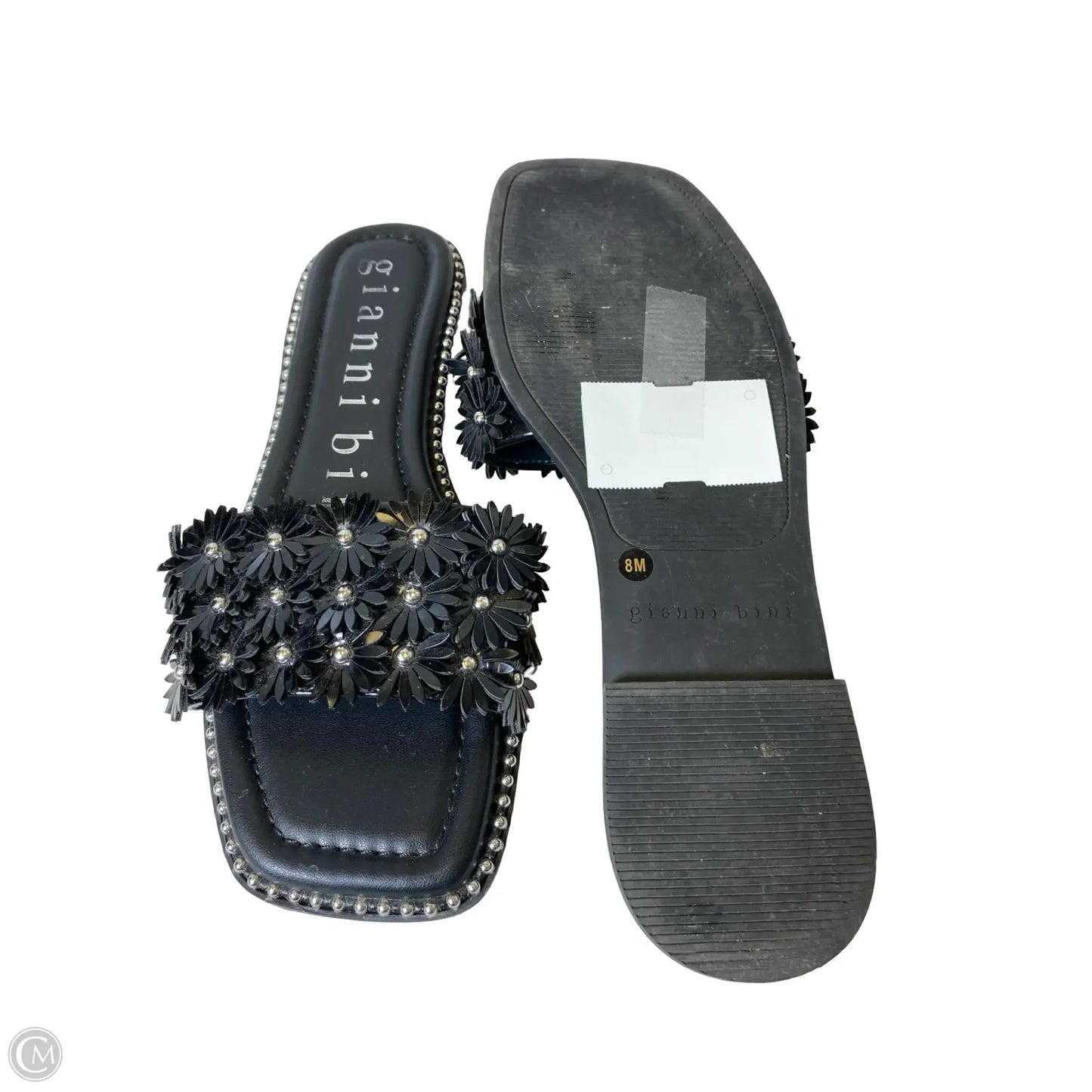 Sandals Flats By Gianni Bini In Black, Size: 8