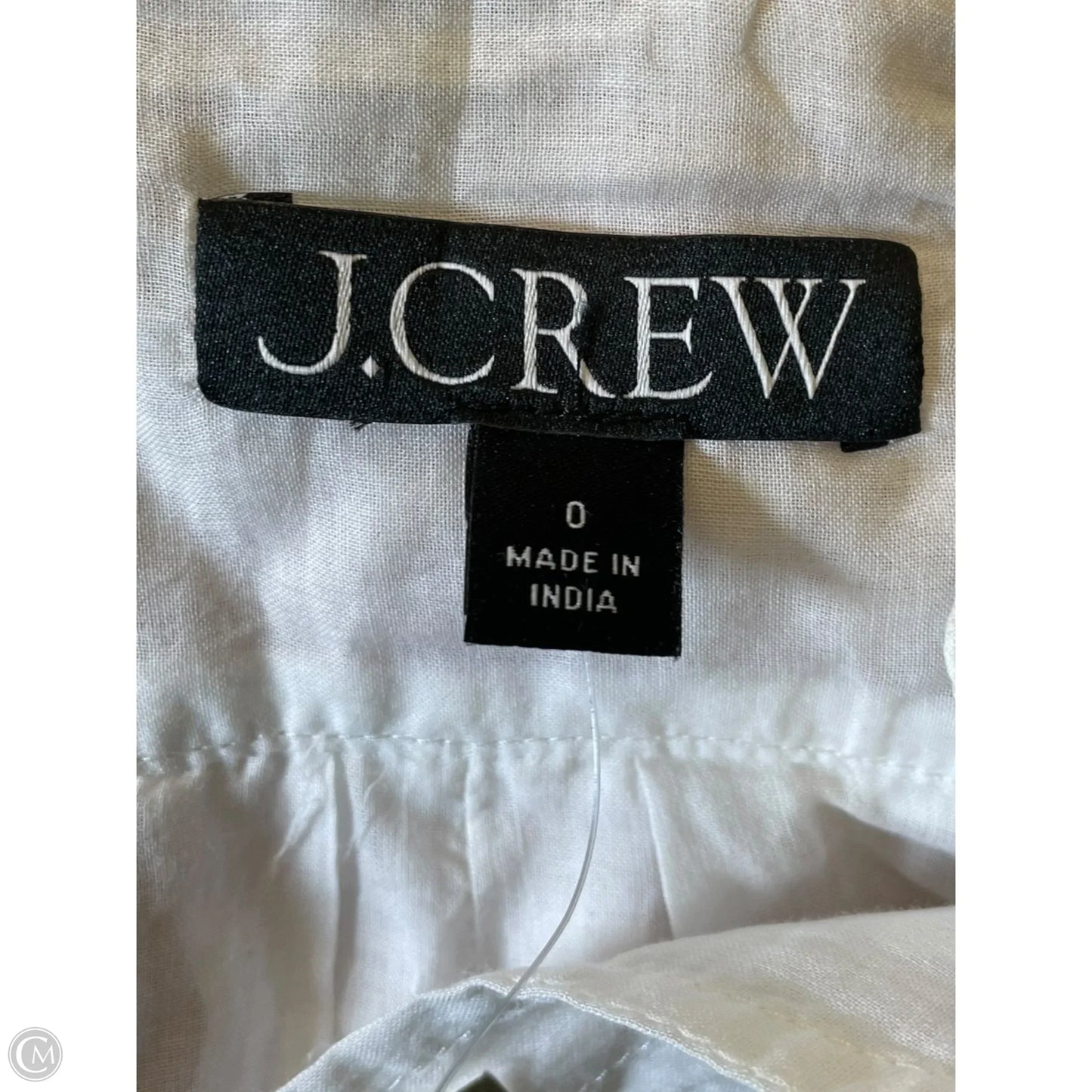 Top Long Sleeve By J. Crew In White, Size: S