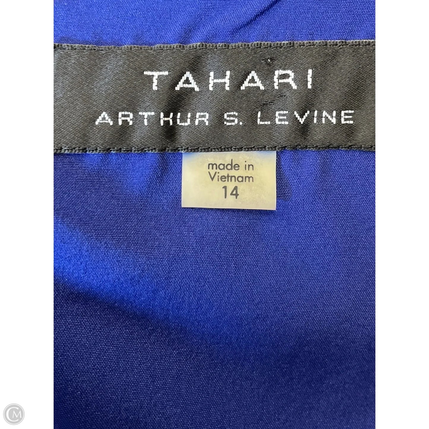 Dress Casual Midi By Tahari In Blue, Size: 14