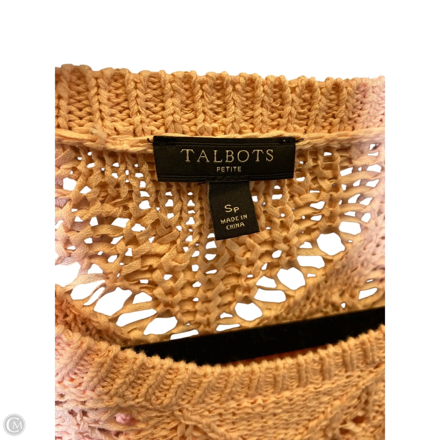 Sweater By Talbots In Pink, Size: S