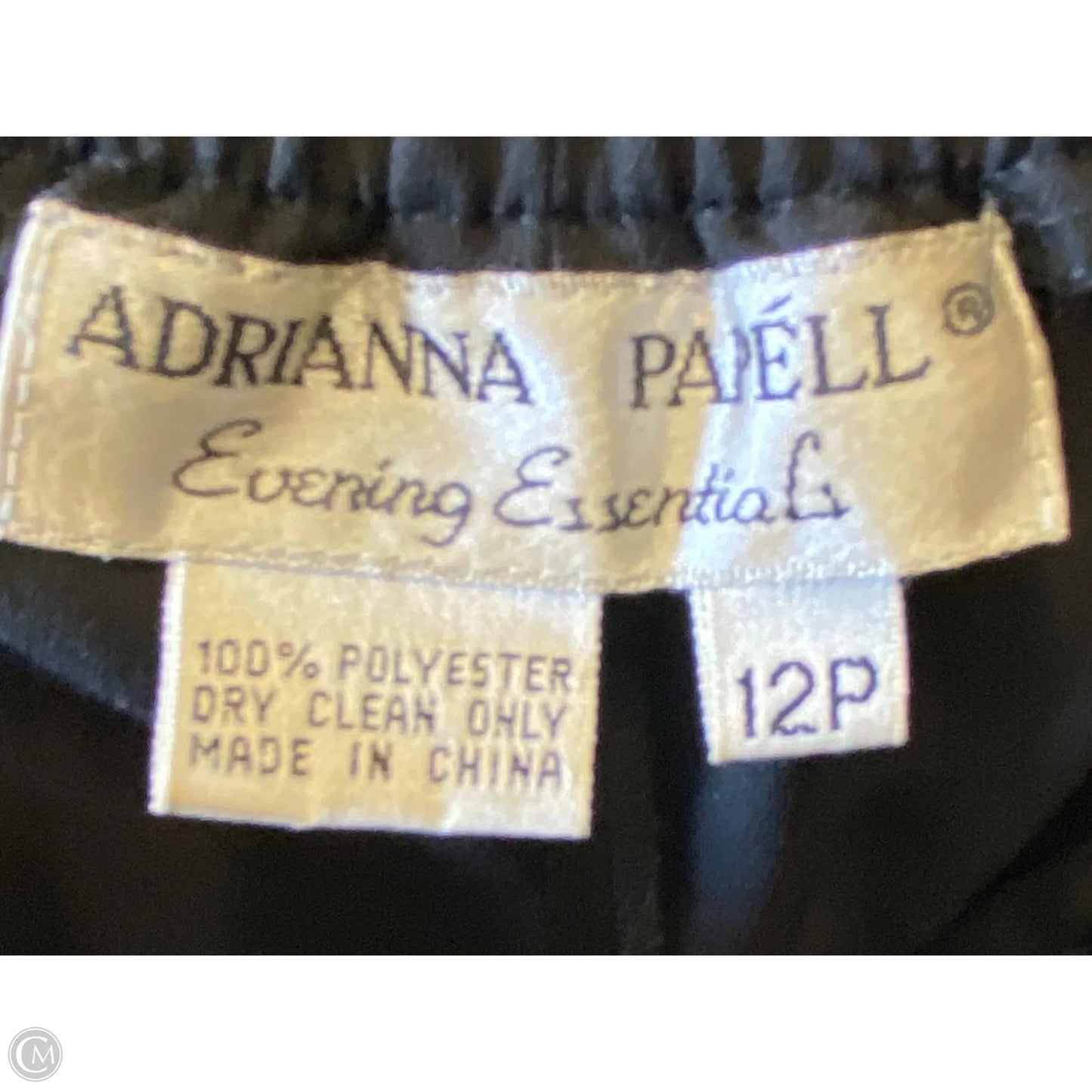 Pants Other By Adrianna Papell In Black, Size: 12p