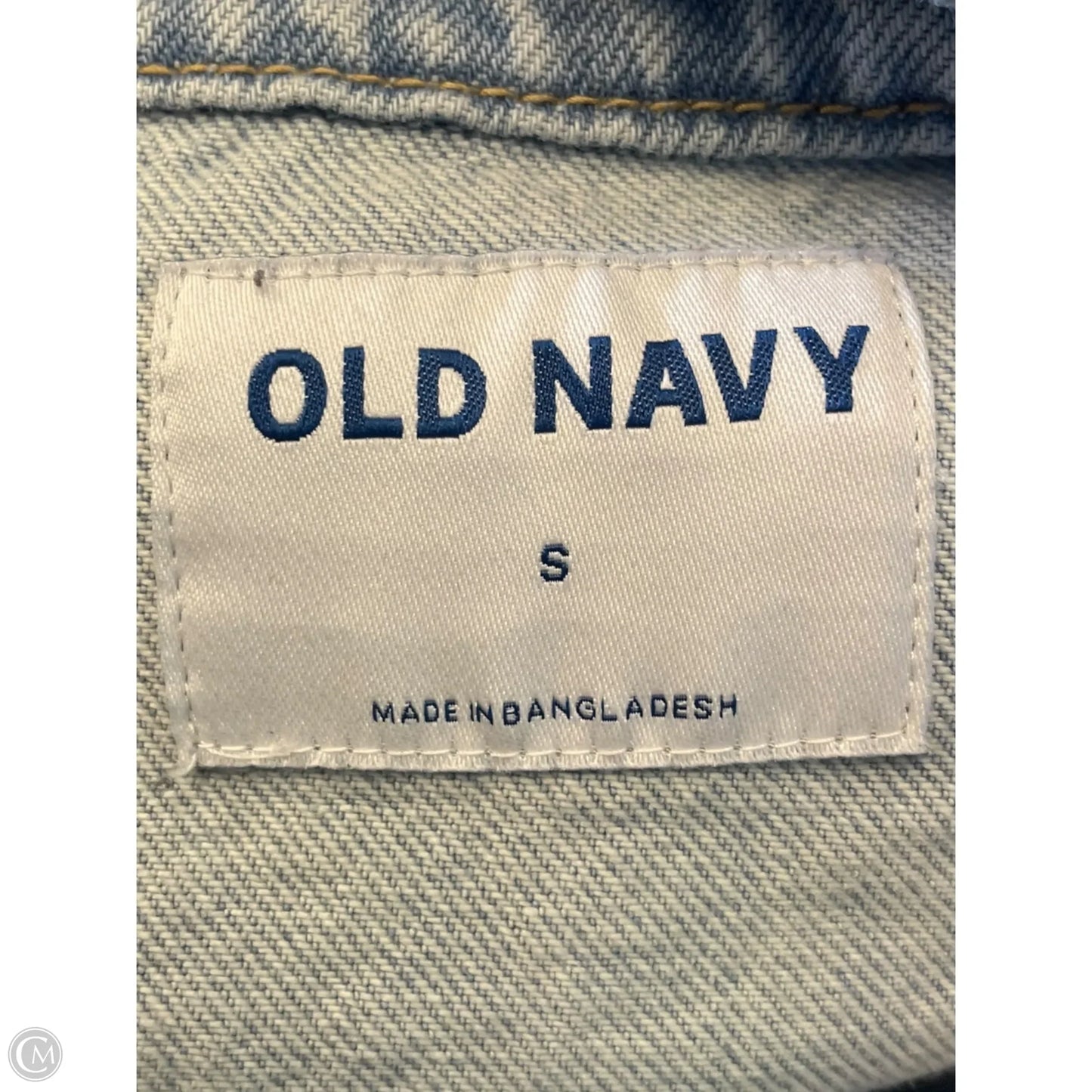 Jacket Denim By Old Navy In Blue Denim, Size: S