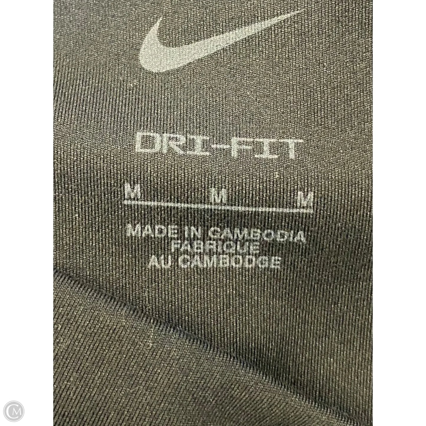 Athletic Leggings By Nike In Black, Size: M