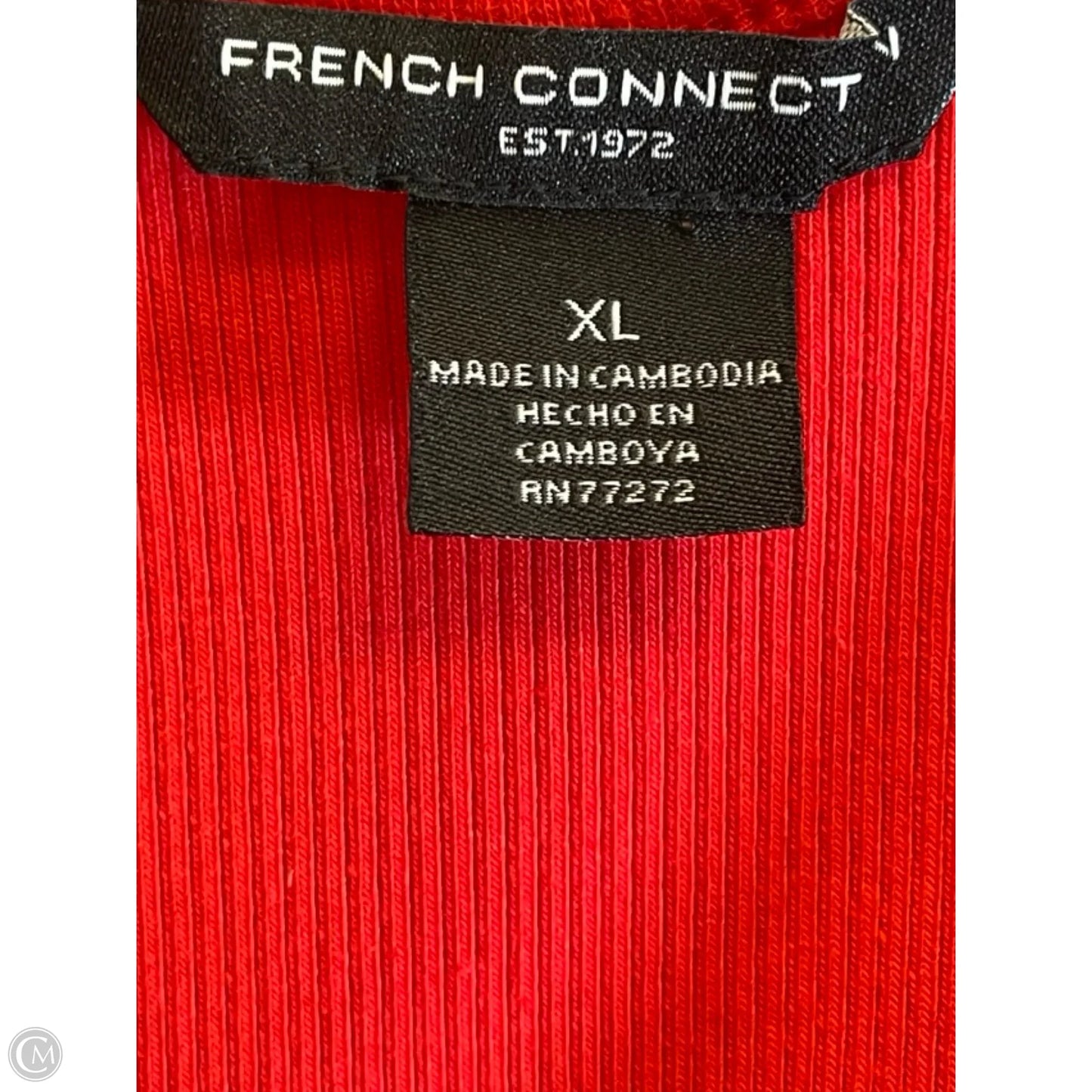 Top Sleeveless By French Connection In Red, Size: Xl