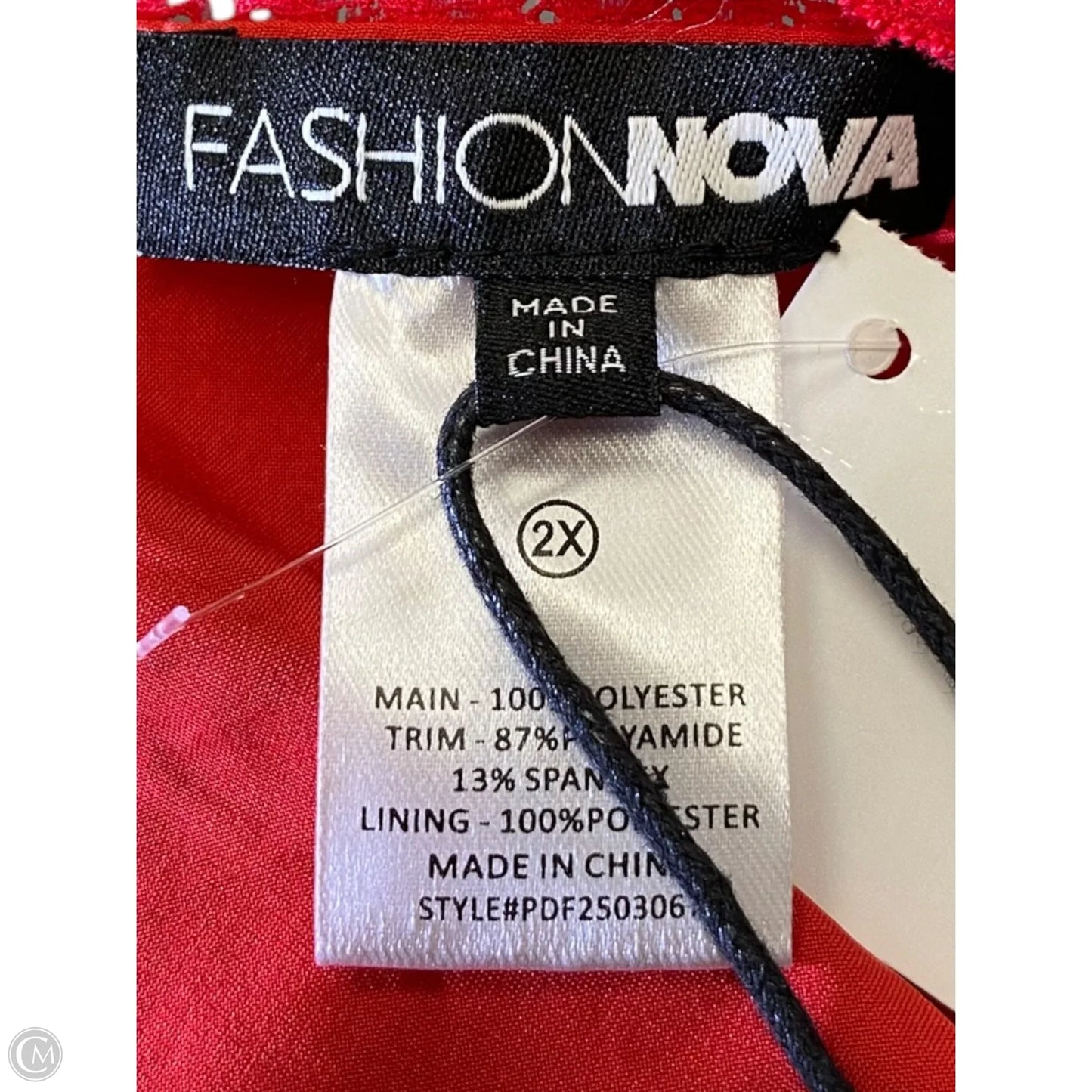 Skirt Midi By Fashion Nova In Red, Size: 2x