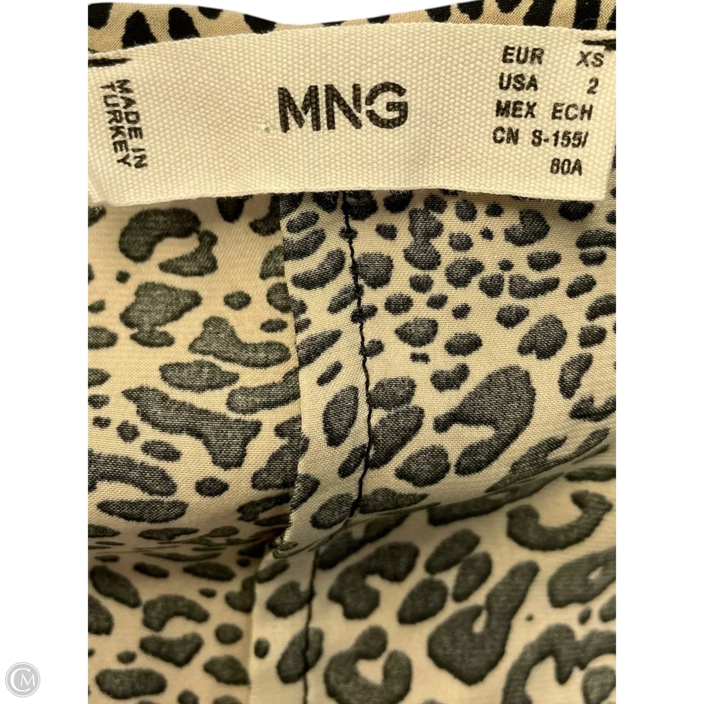 Dress Casual Maxi By Mng In Animal Print, Size: Xs