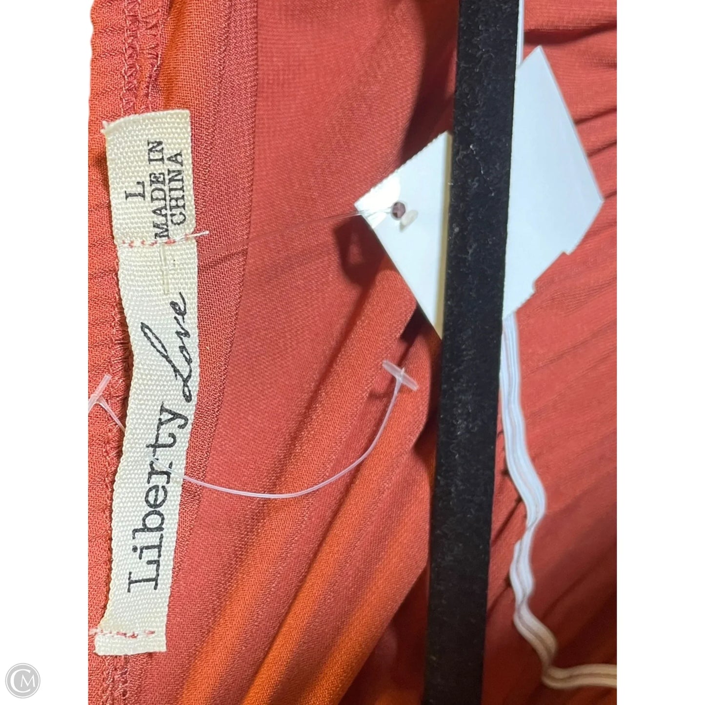 Dress Casual Short By Liberty Love In Orange, Size: L
