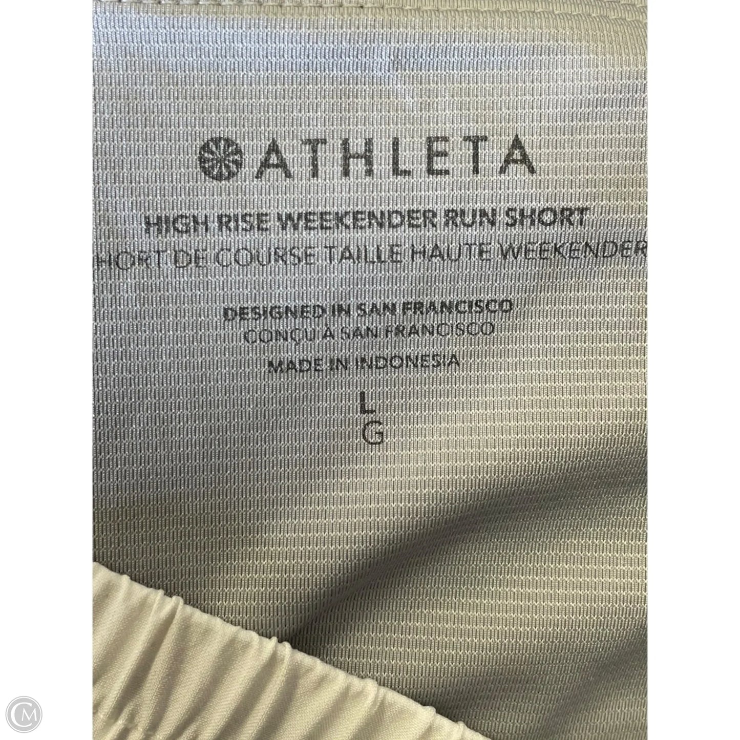 Athletic Shorts By Athleta In White, Size: L
