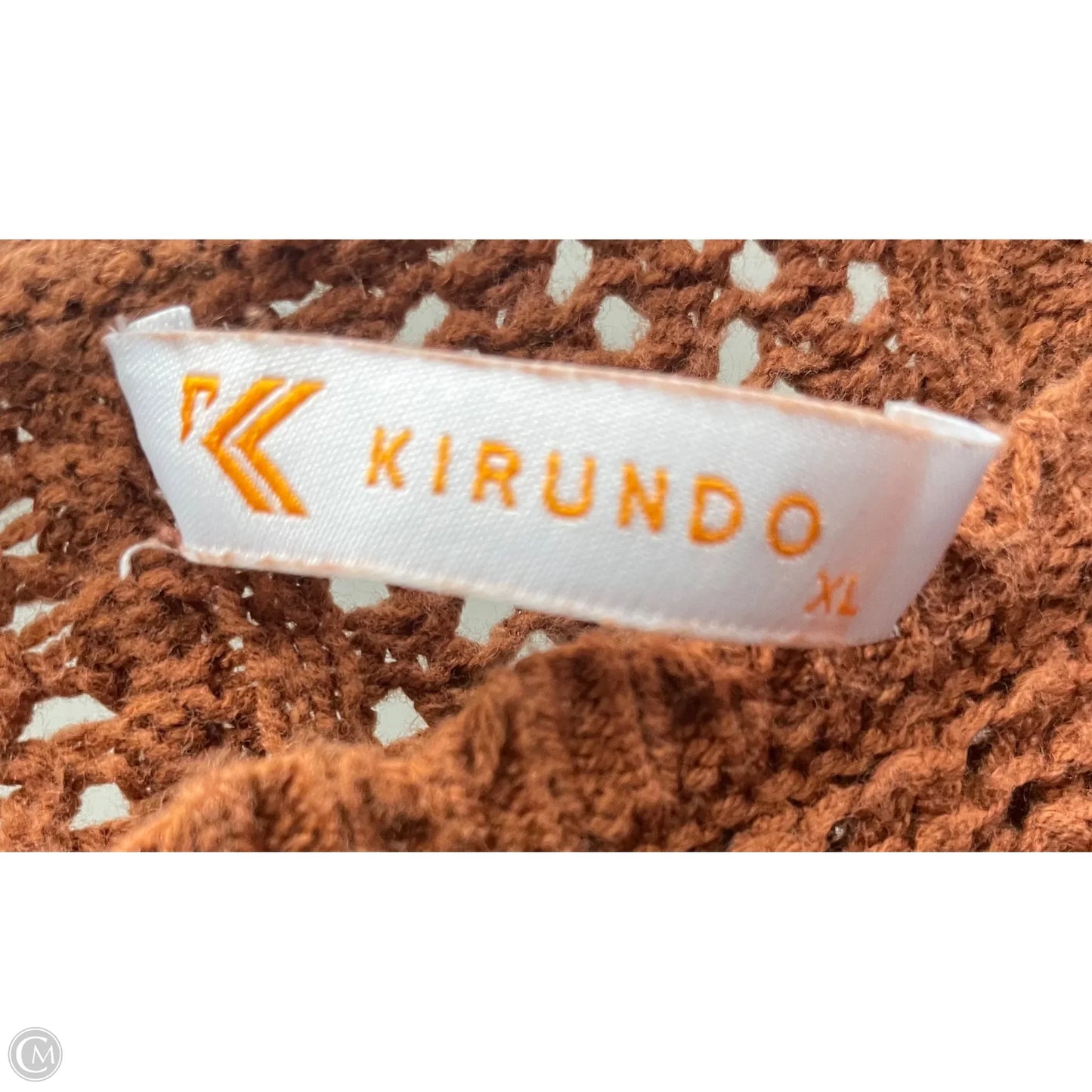 Top Sleeveless By Kirundo In Orange, Size: Xl