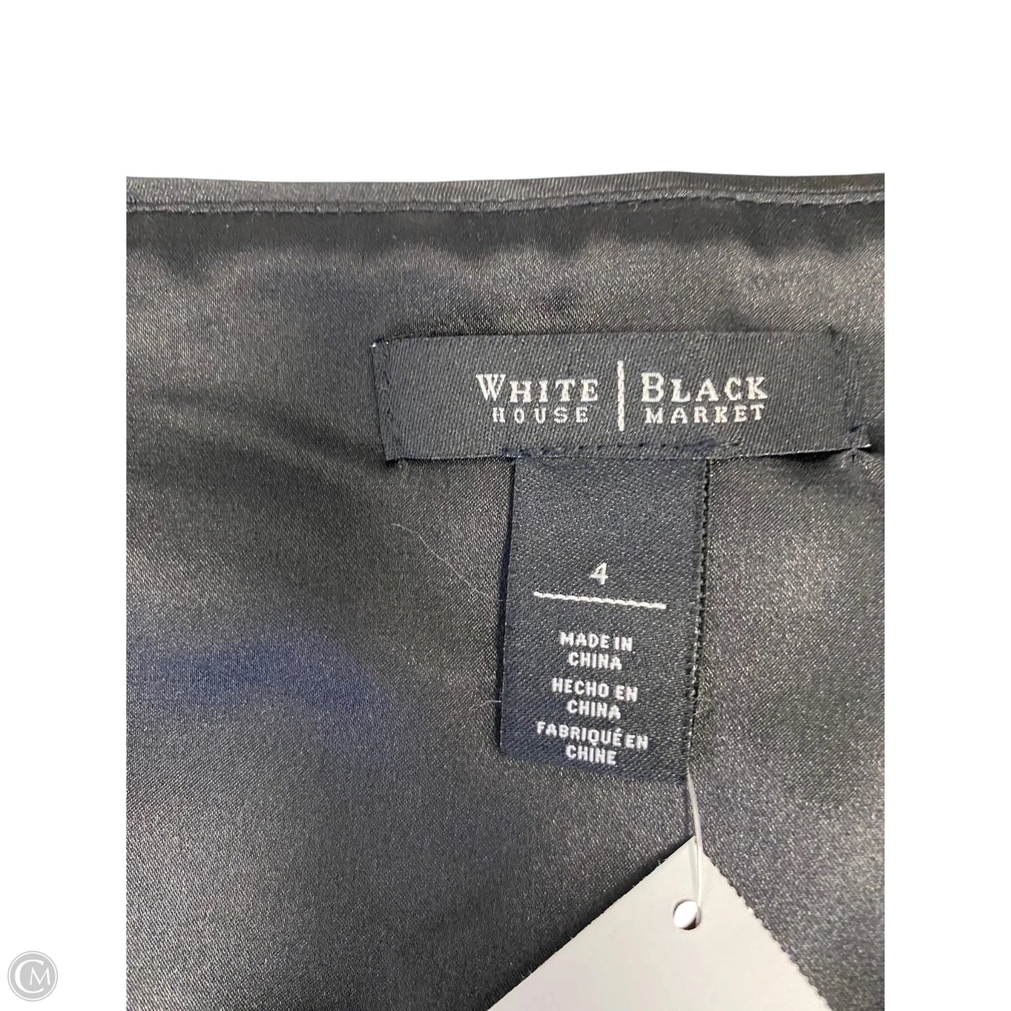 Blouse Sleeveless By White House Black Market In Black & White, Size: 4