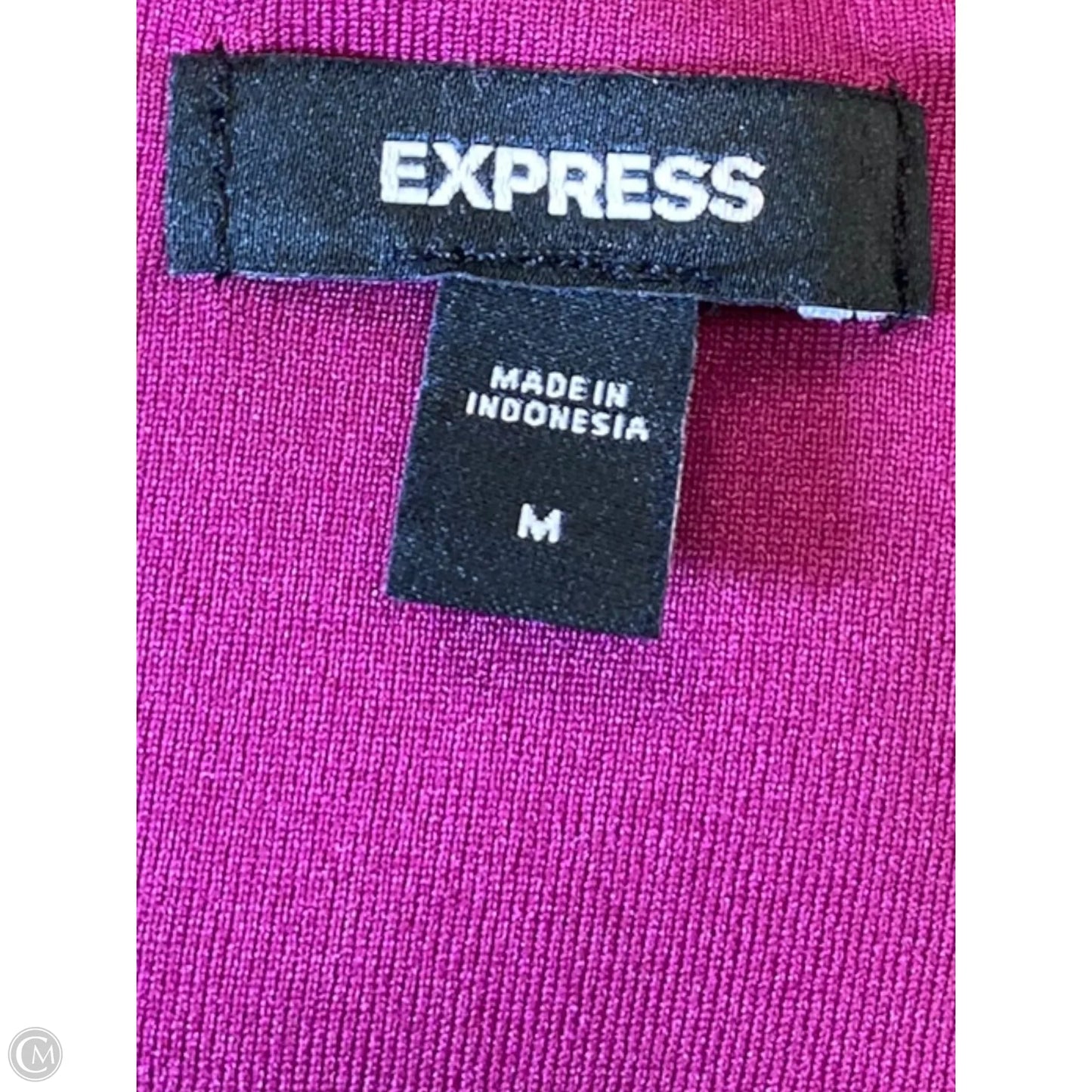 Dress Casual Midi By Express In Pink, Size: M