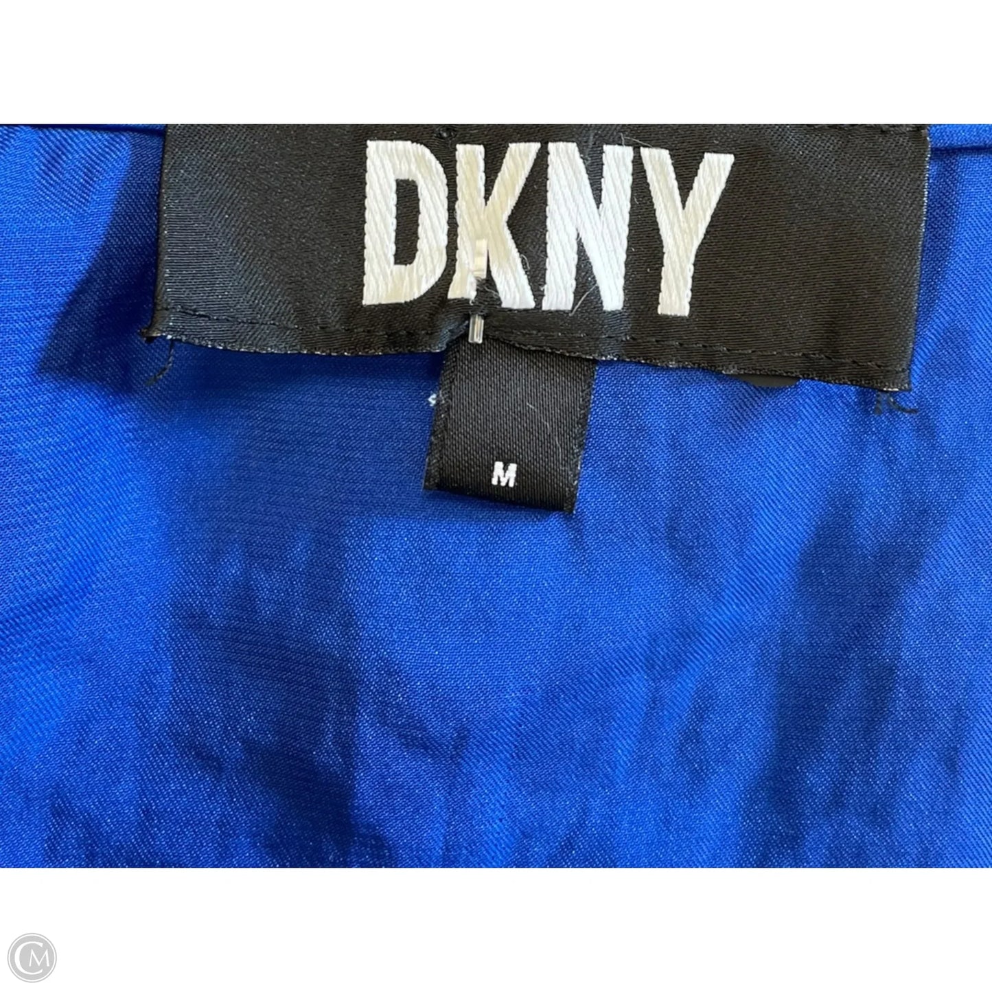 Top Short Sleeve By Dkny In Blue, Size: M