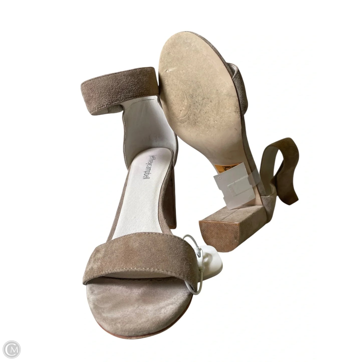 Shoes Heels Block By Jeffrey Campbell In Beige, Size: 8.5
