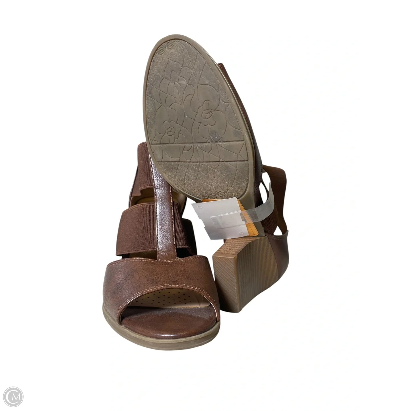 Shoes Heels Block By Abella In Brown, Size: 6.5