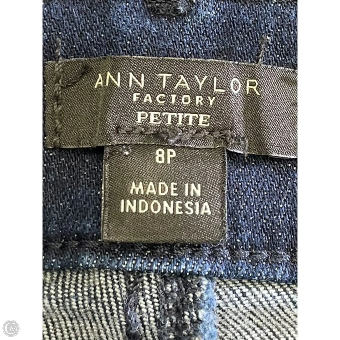 Jeans Skinny By Ann Taylor In Blue Denim, Size: 8p