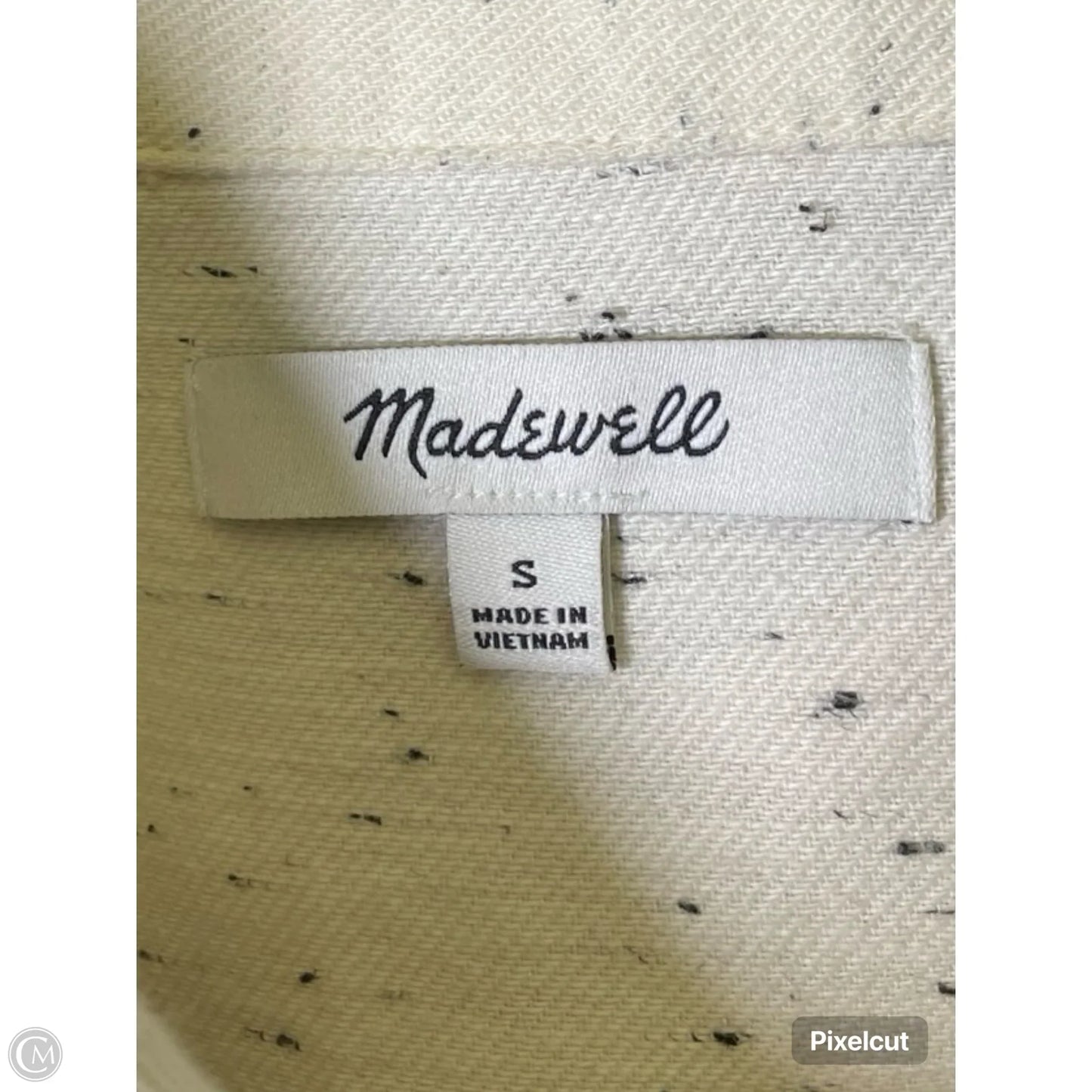 Top Long Sleeve By Madewell In Cream, Size: S