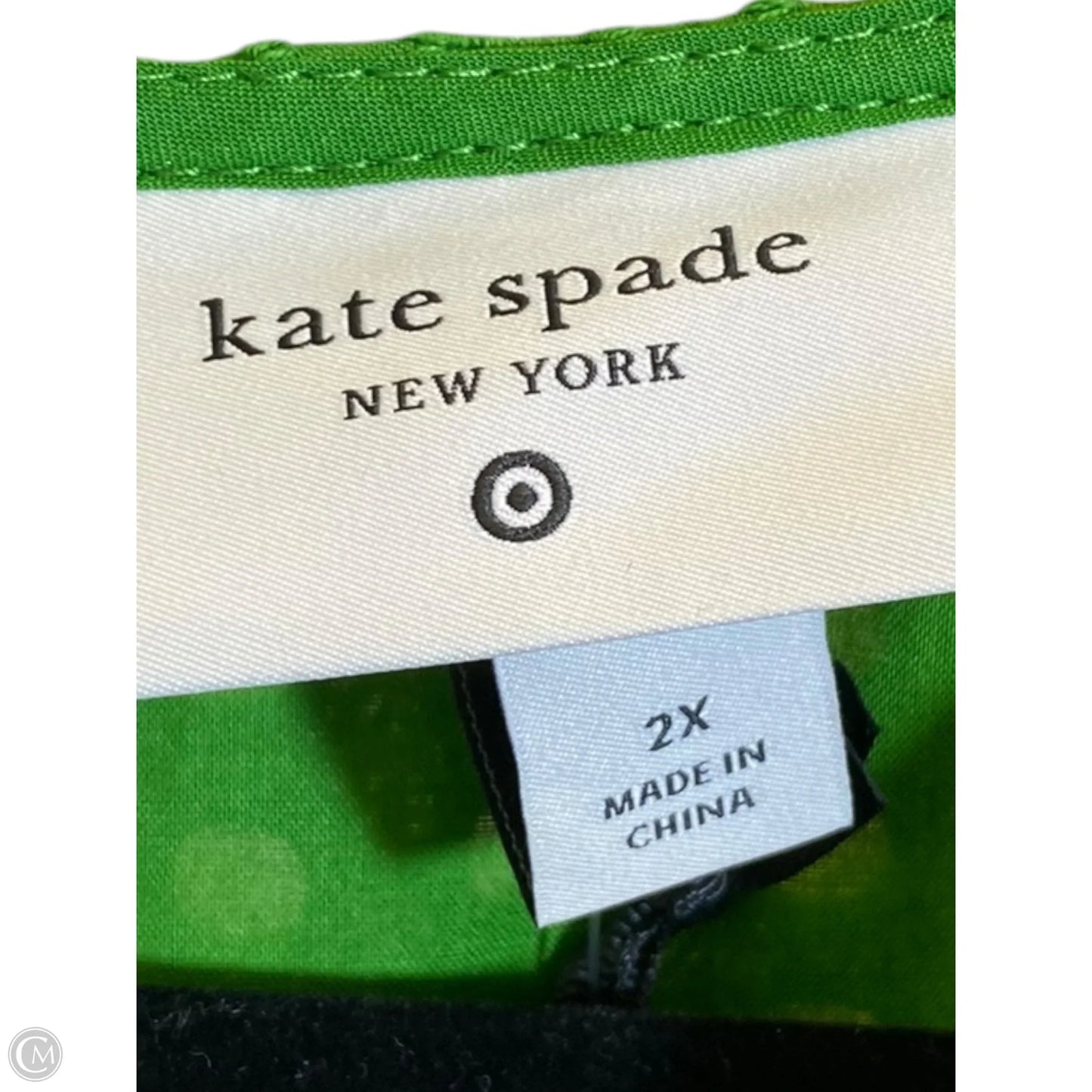 Top Sleeveless Designer By Kate Spade In Green, Size: 2x