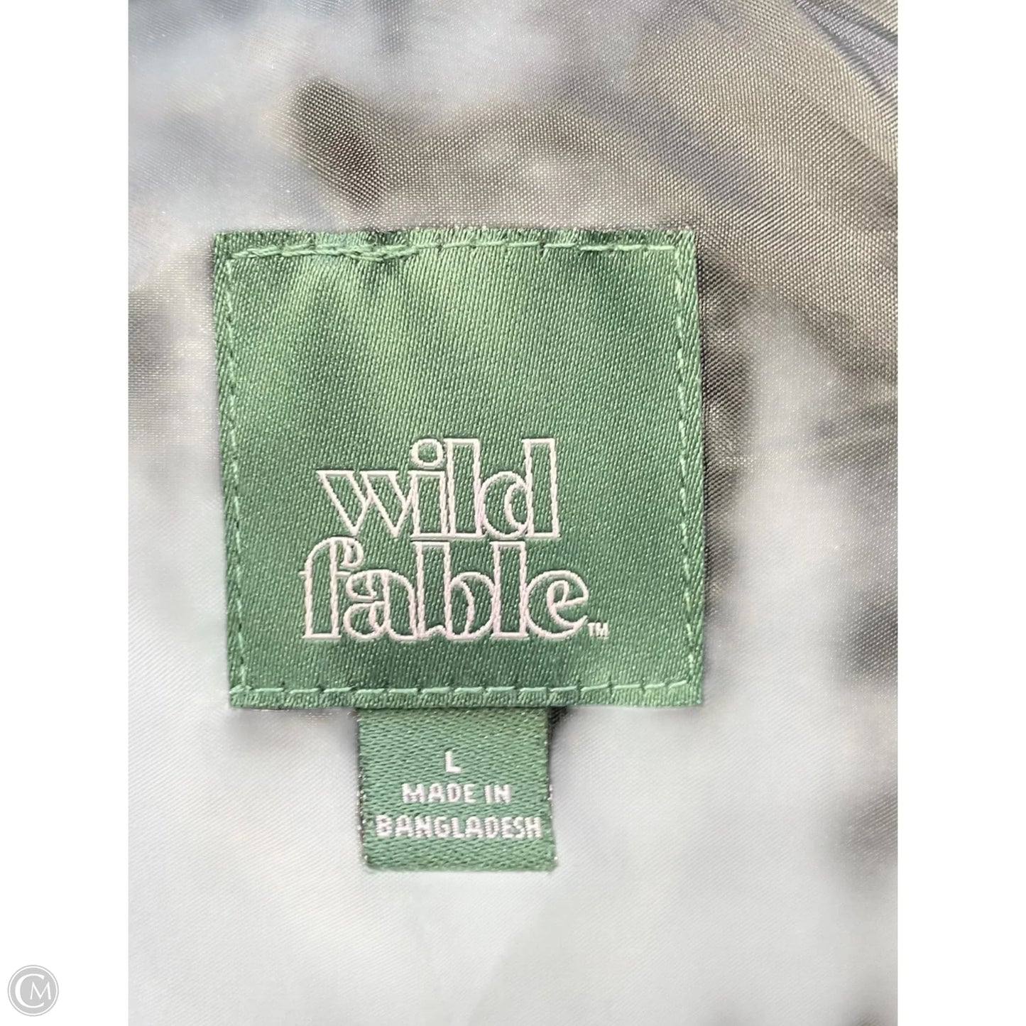 Jacket Puffer & Quilted By Wild Fable In Blue, Size: L