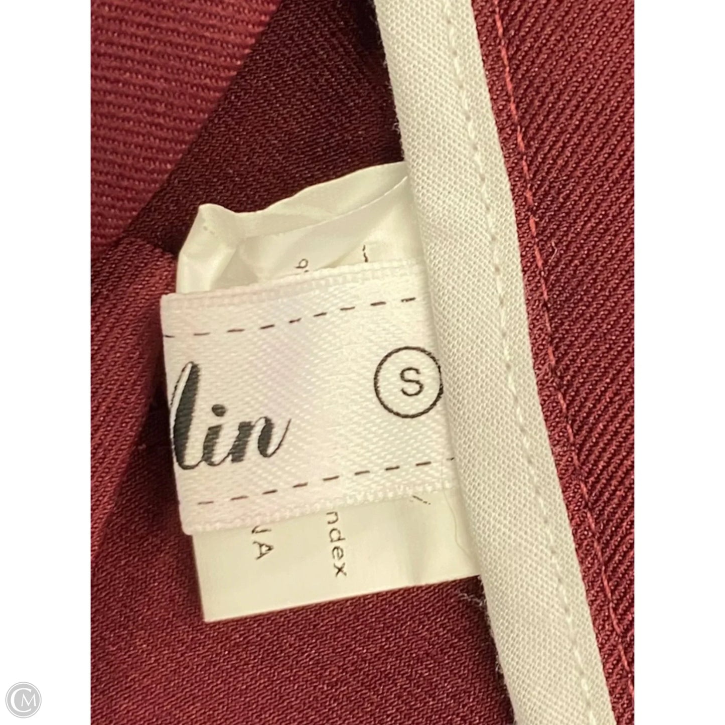 Pants Dress By Clothes Mentor In Maroon, Size: S