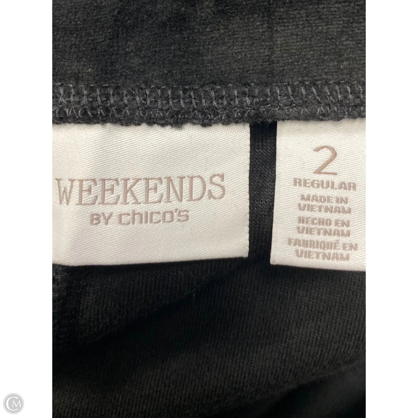 Pants Lounge By Chicos In Black, Size: L