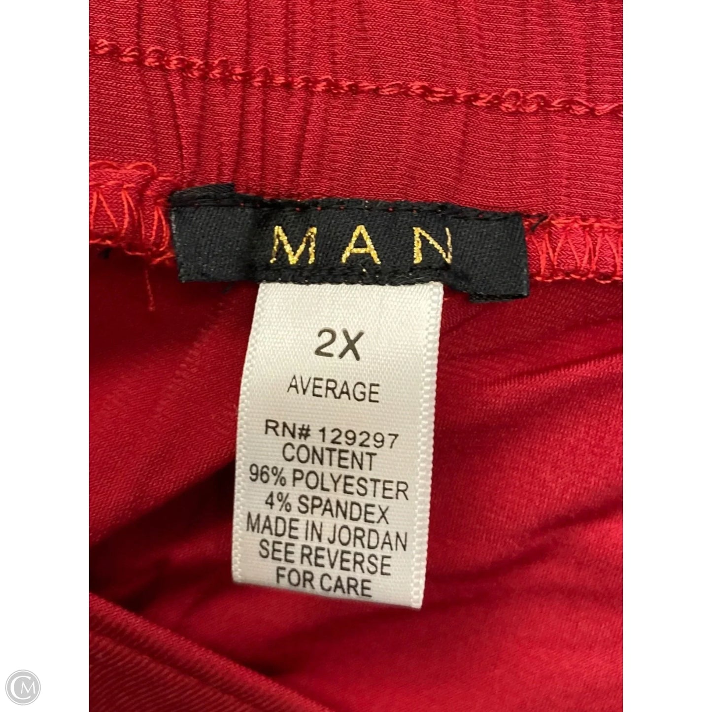 Pants Other By Clothes Mentor In Red, Size: 2x