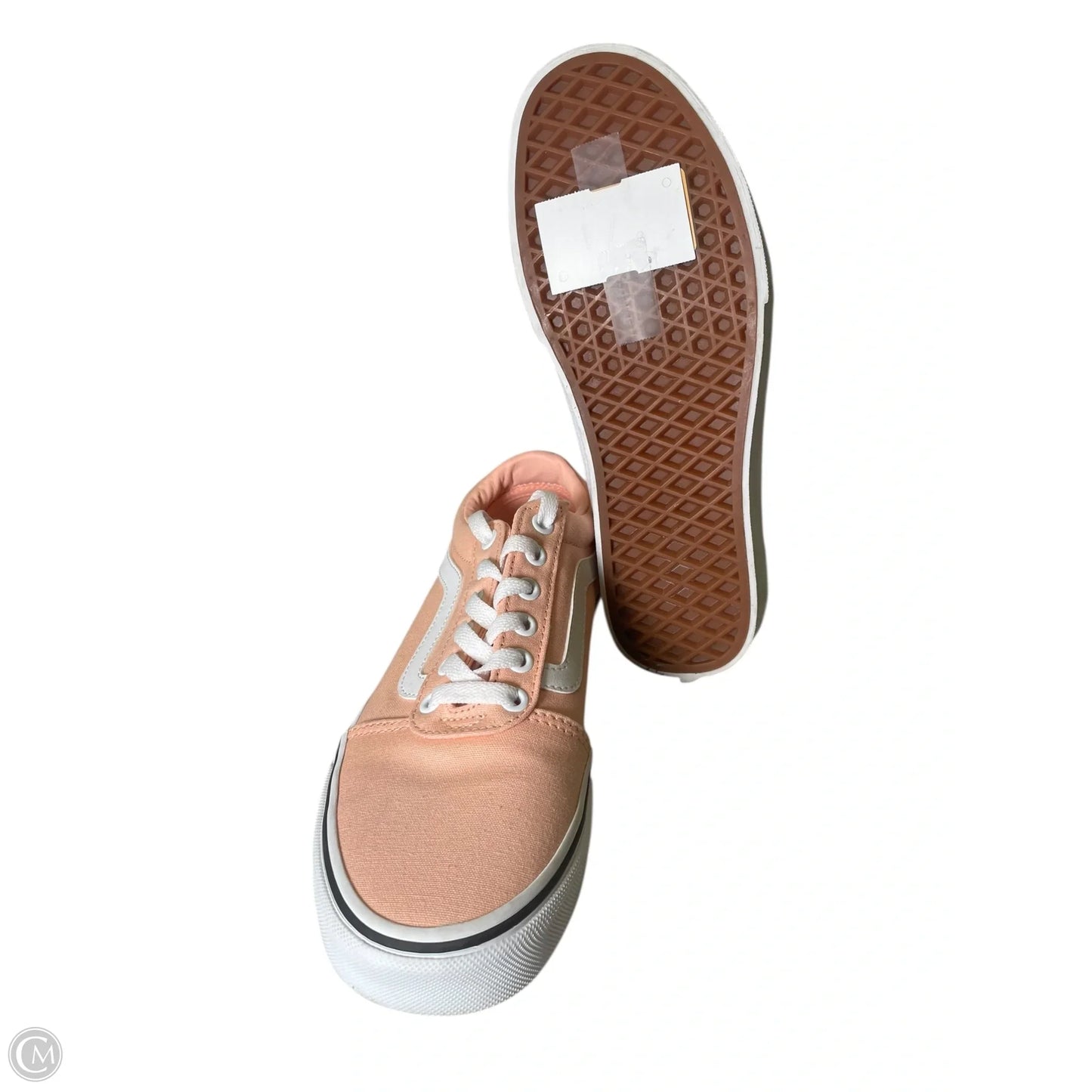 Shoes Sneakers By Vans In Peach, Size: 8