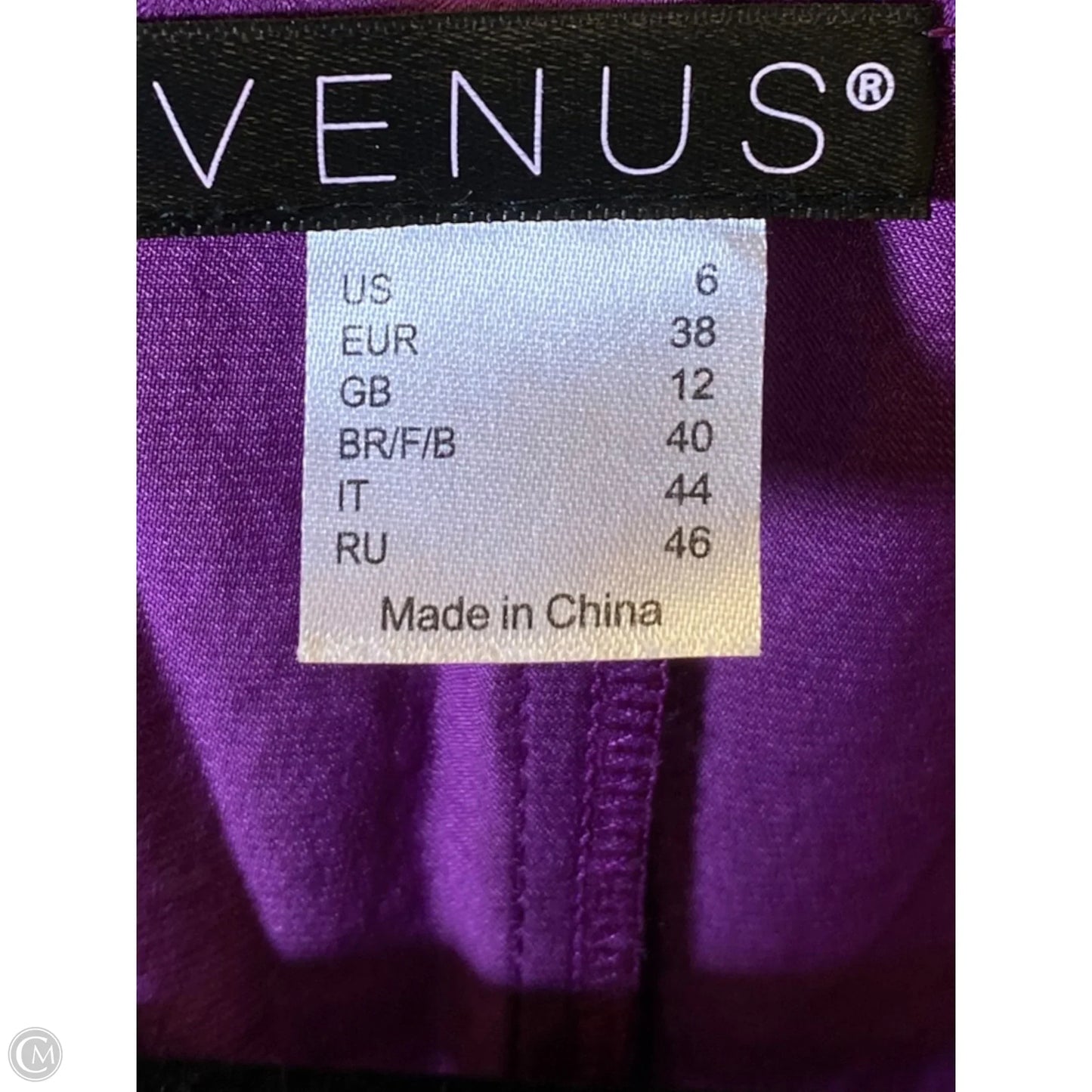 Top Long Sleeve By Venus In Purple, Size: S