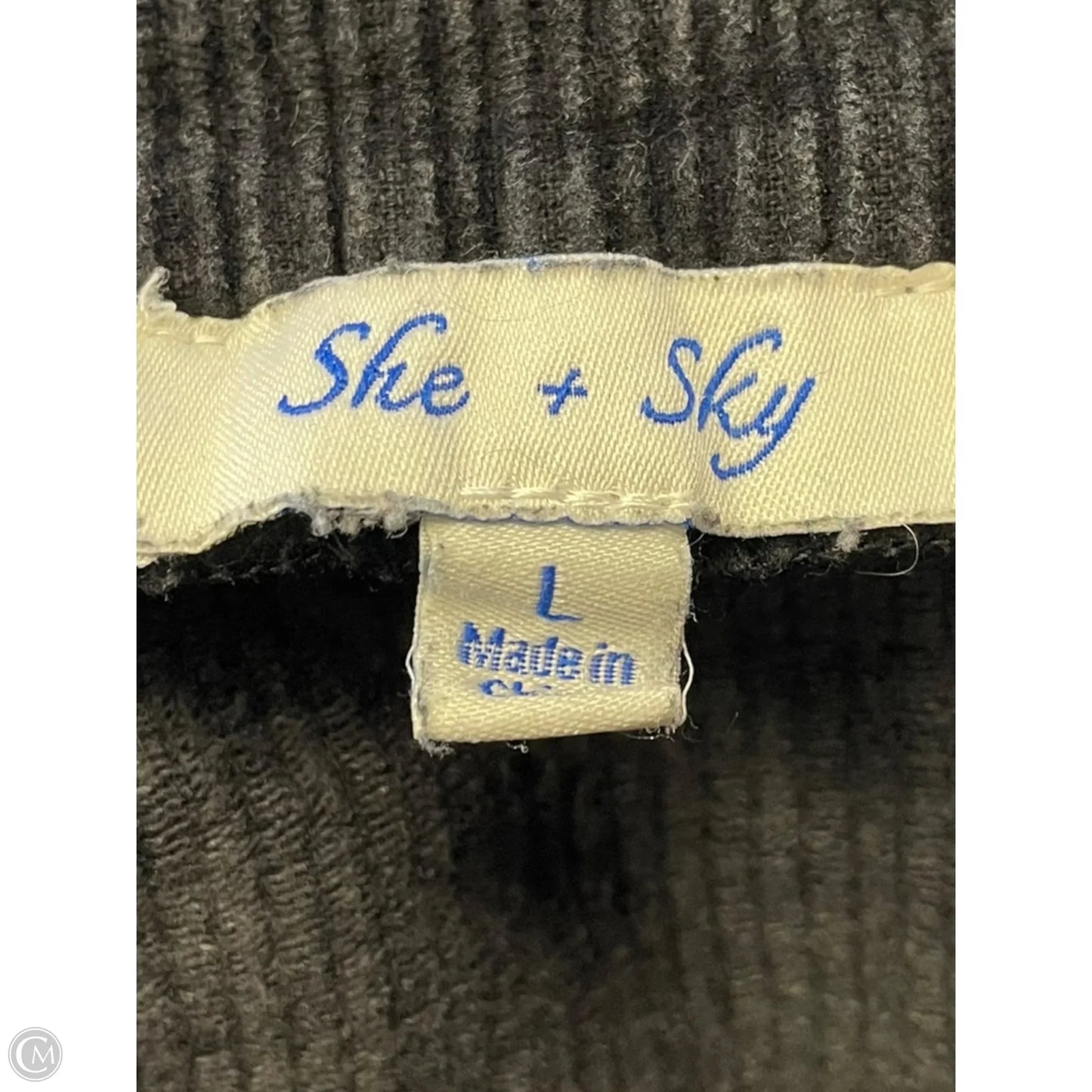 Skirt Midi By She + Sky In Black, Size: L