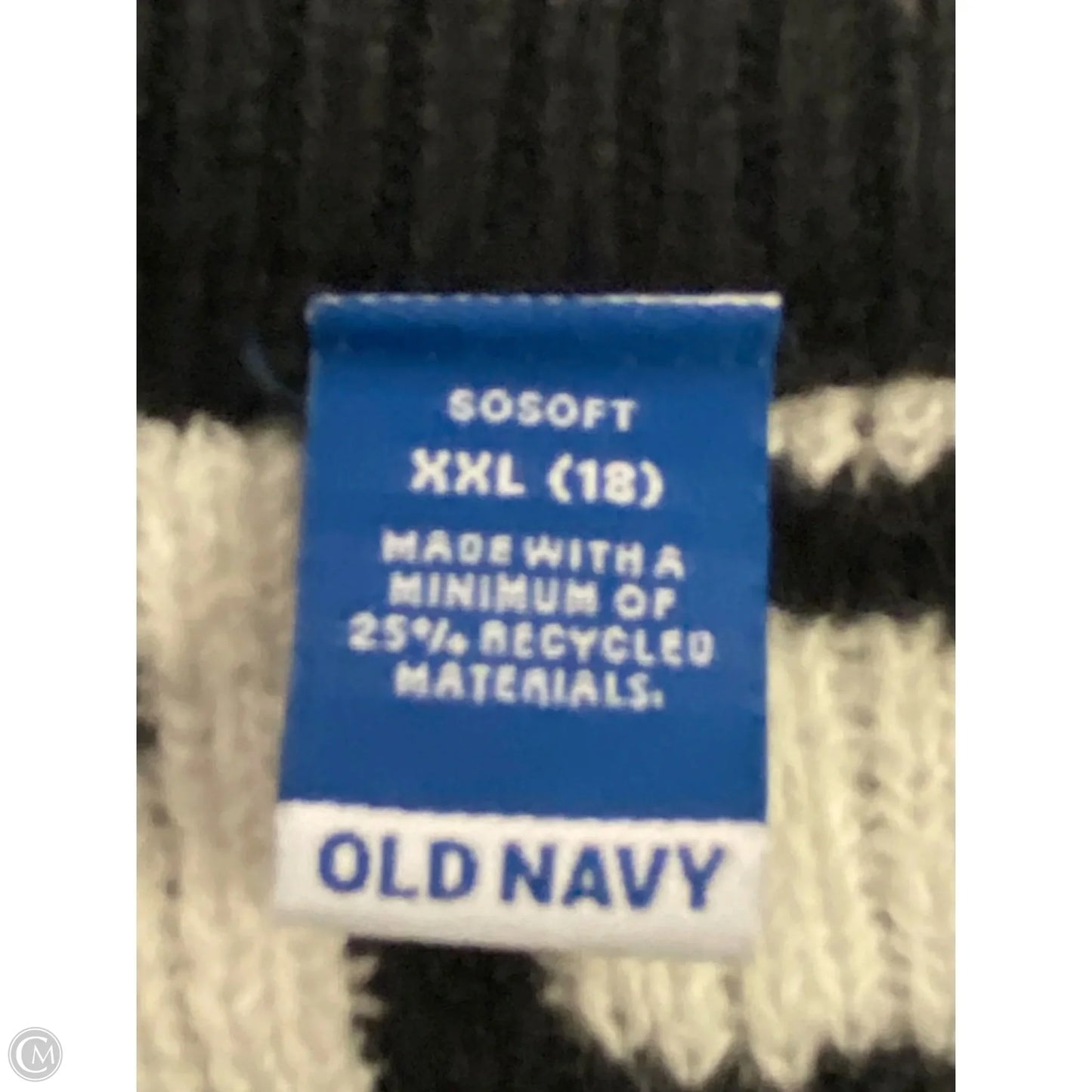 Vest Other By Old Navy In Black & White, Size: 2x