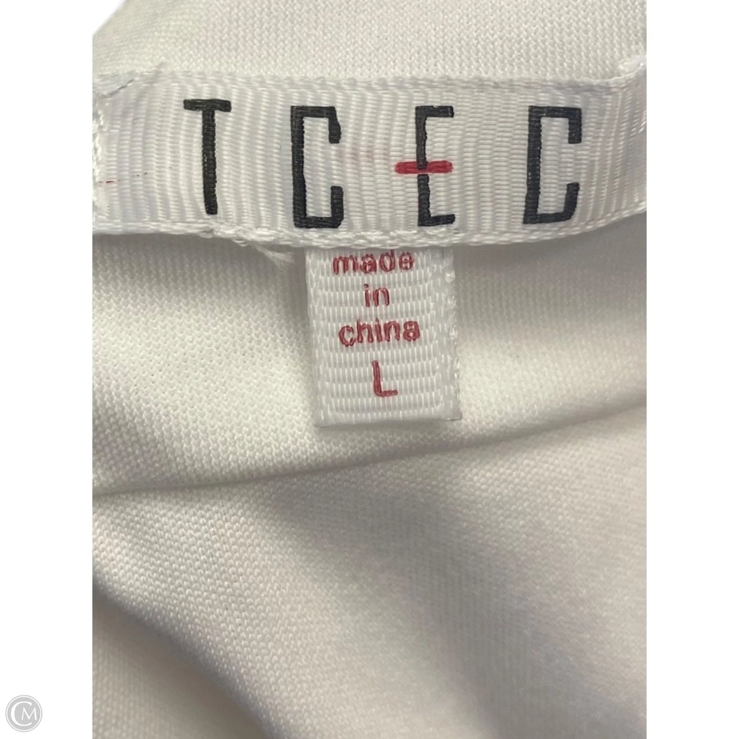 Dress Casual Midi By Tcec In White, Size: L