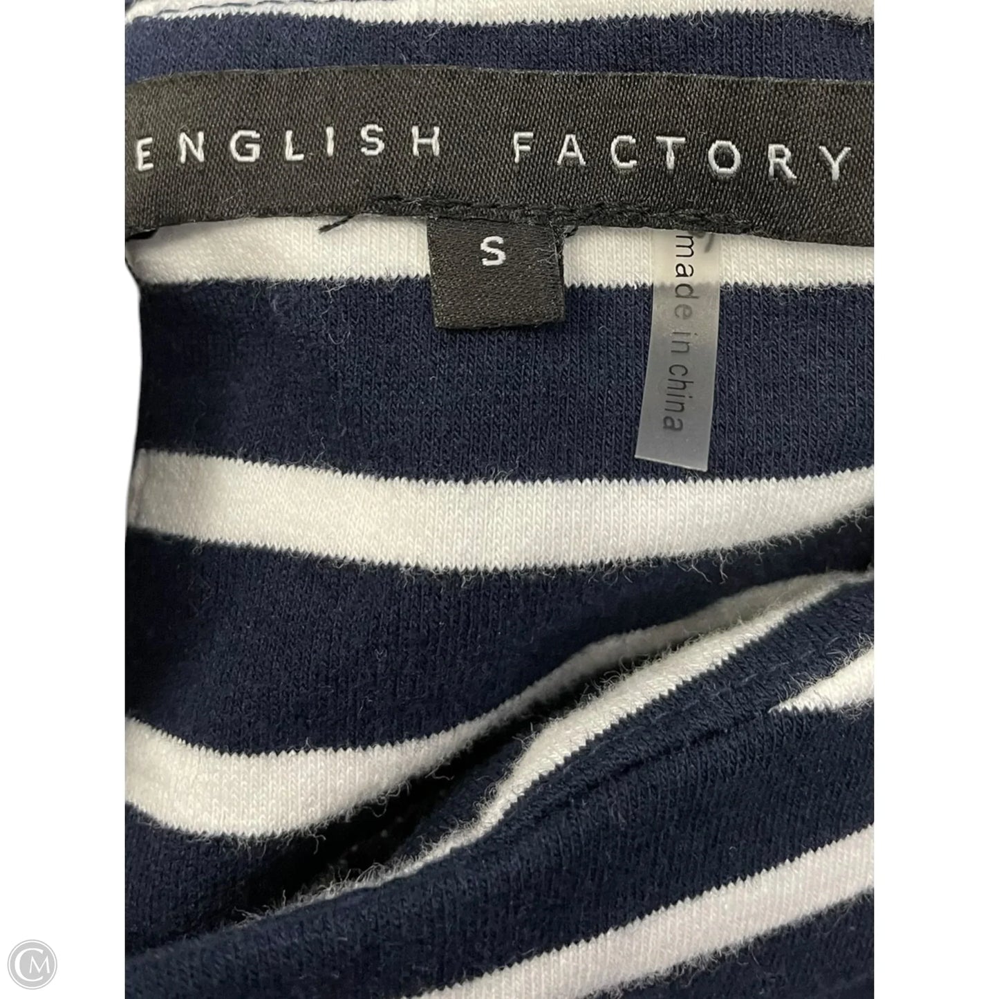 Dress Casual Midi By English Factory In Striped Pattern, Size: S