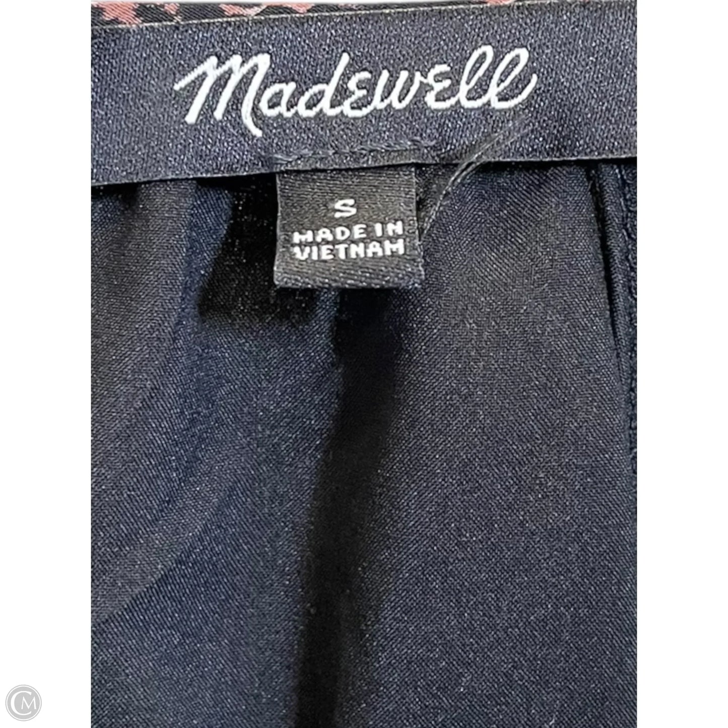 Dress Casual Midi By Madewell In Black & Brown, Size: S