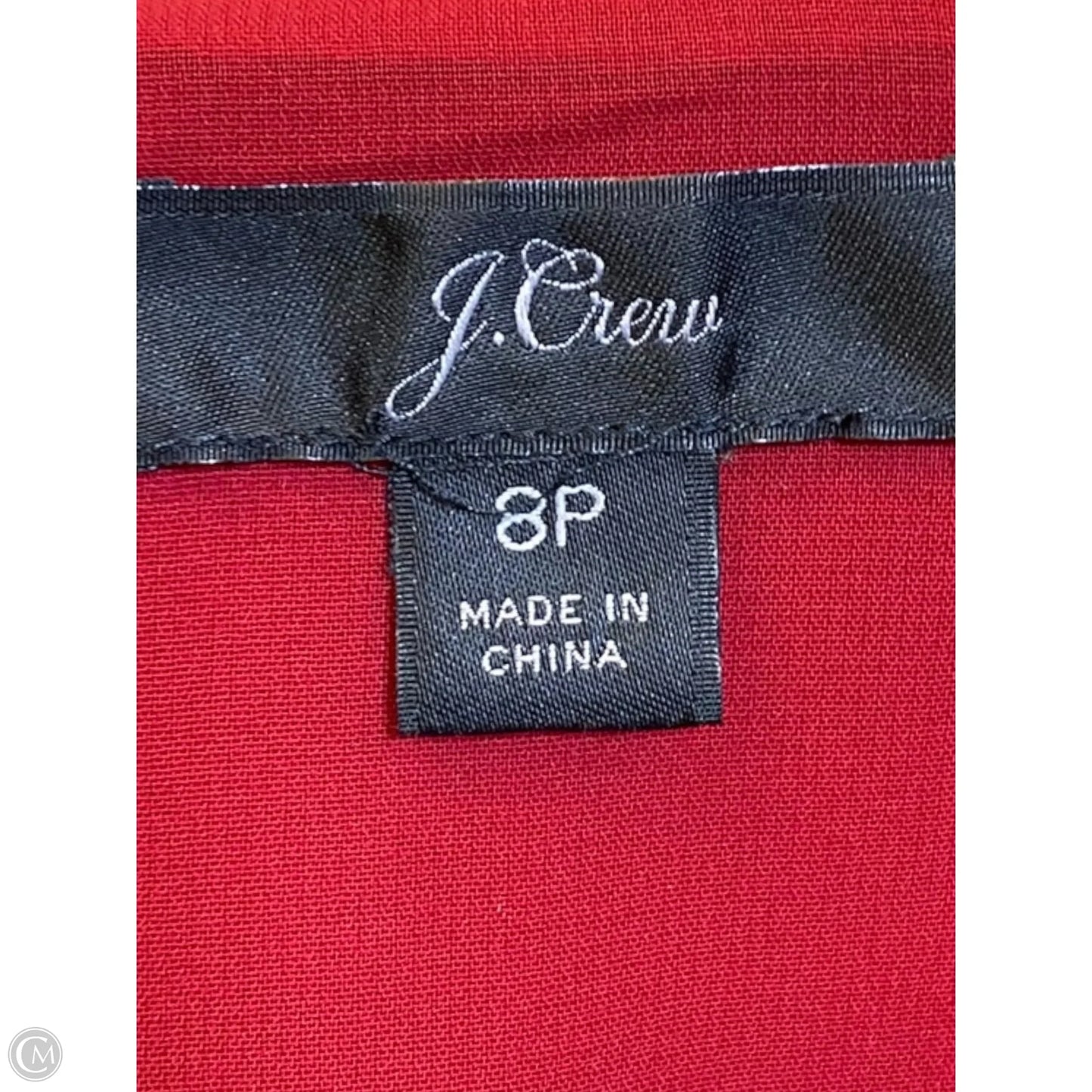 Top Long Sleeve By J. Crew In Red, Size: 8p