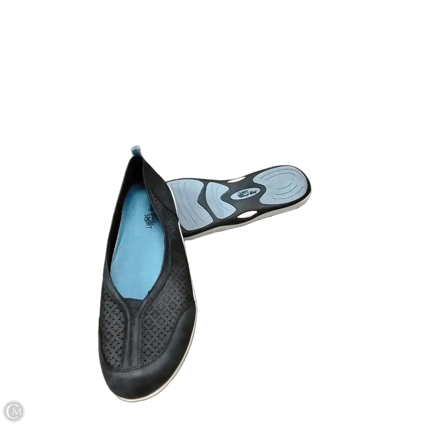 Shoes Flats By Easy Street In Navy, Size: 10.5