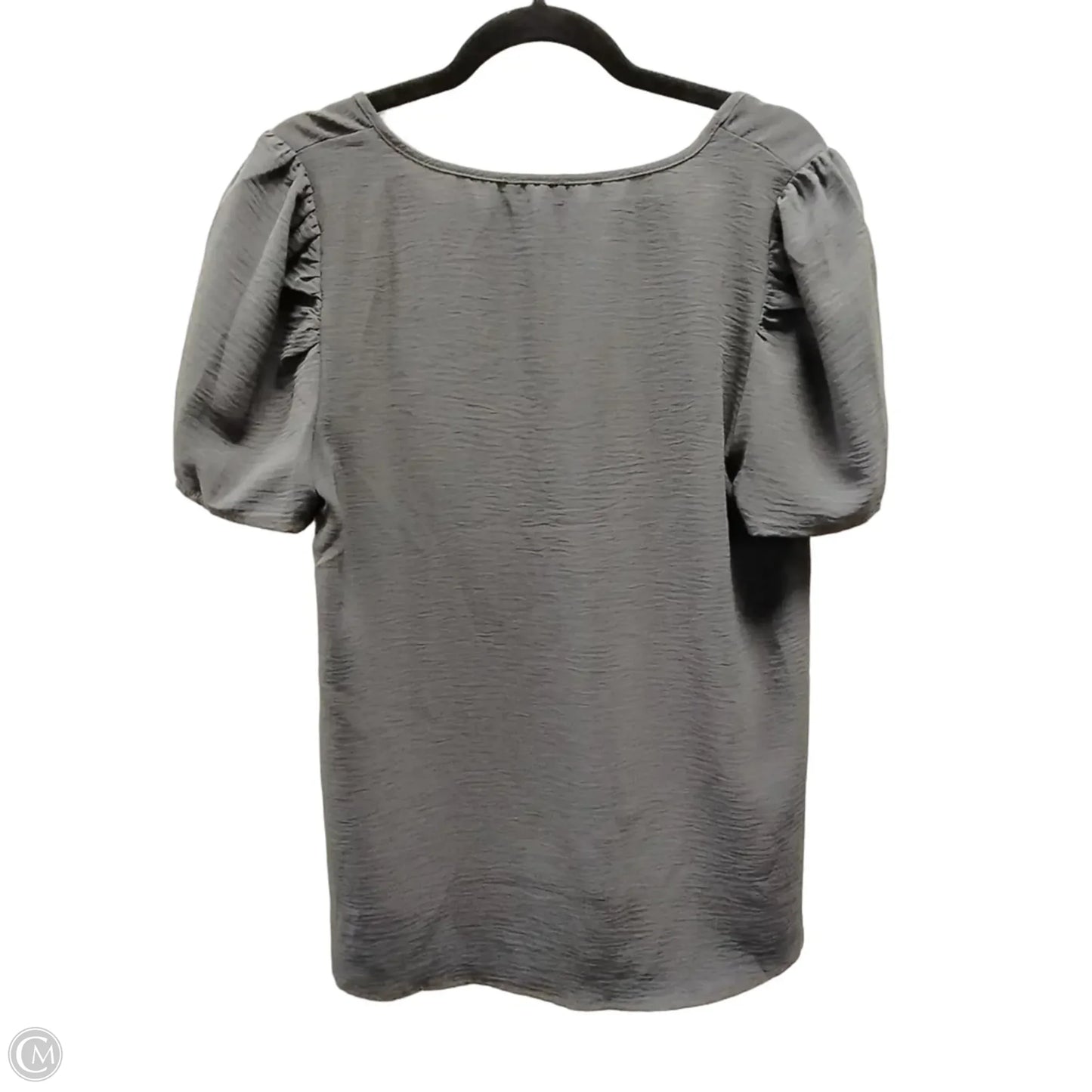 Blouse Short Sleeve By Jodifl In Grey, Size: S