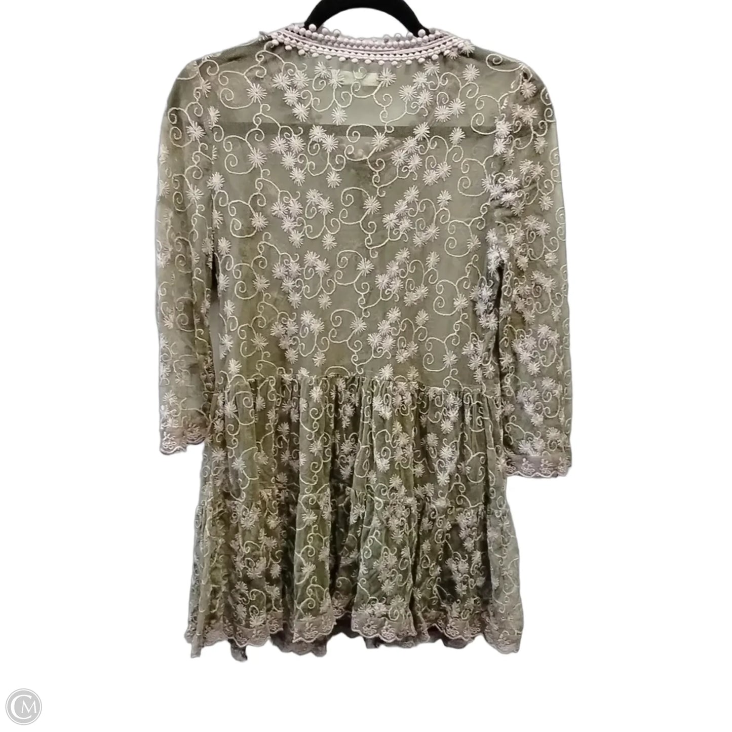 Dress Casual Short By Clothes Mentor In Green & Purple, Size: S